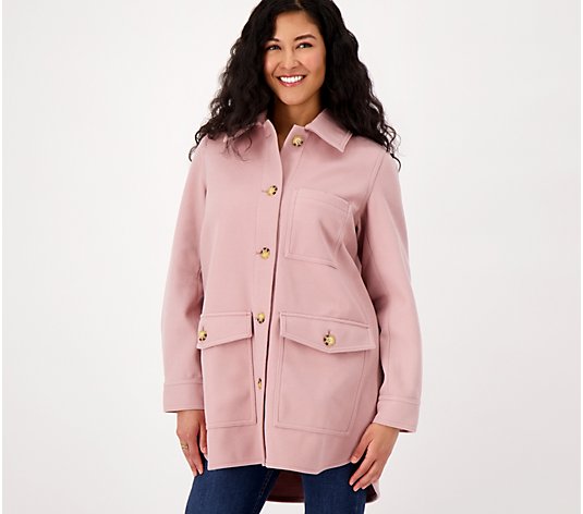 "As Is" Encore by Idina Menzel Brushed Doublface Coat