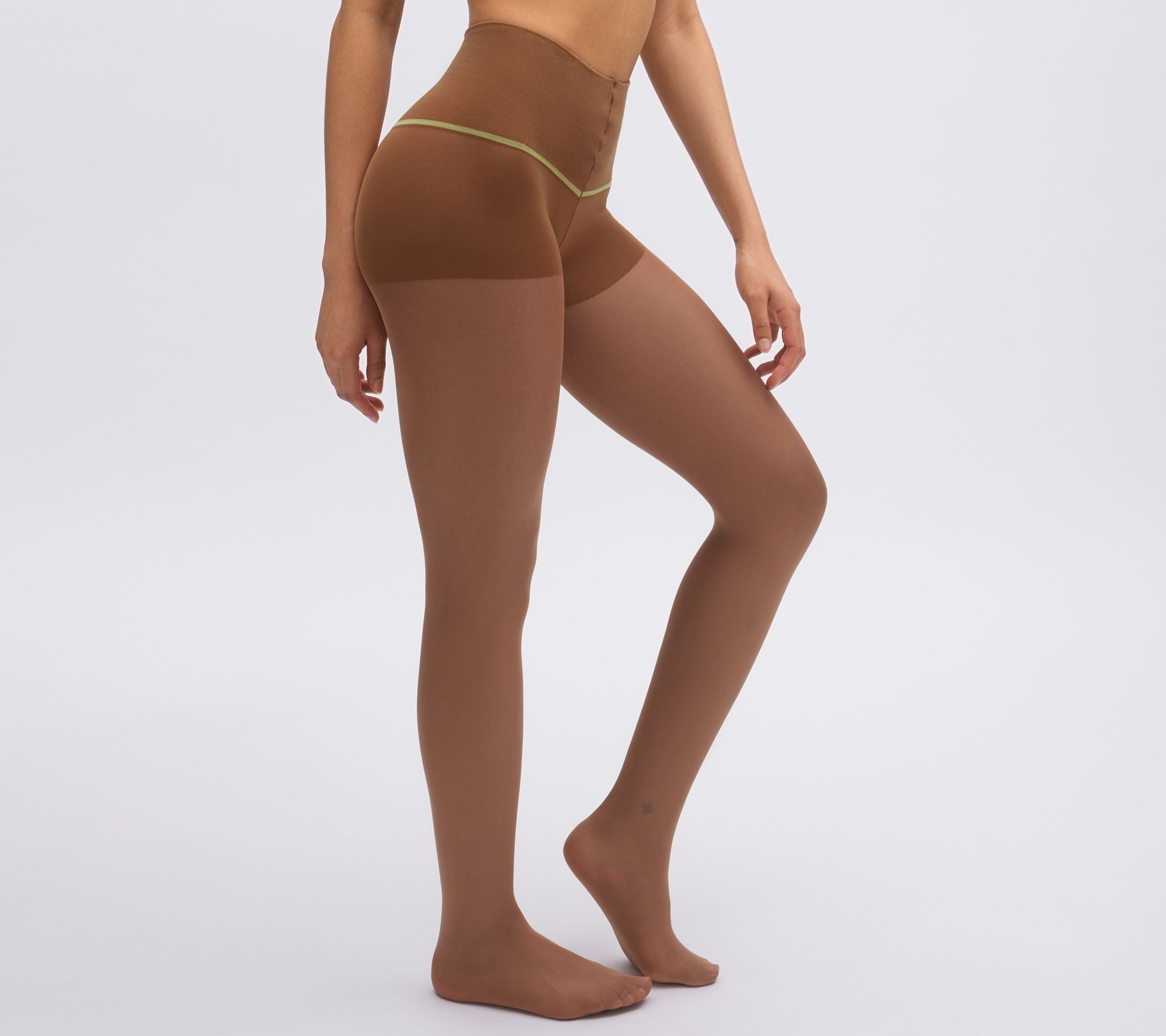 Womens Transparent Light Pantyhose Stockings Tights ~ Black , Dark Brown ,  Nude