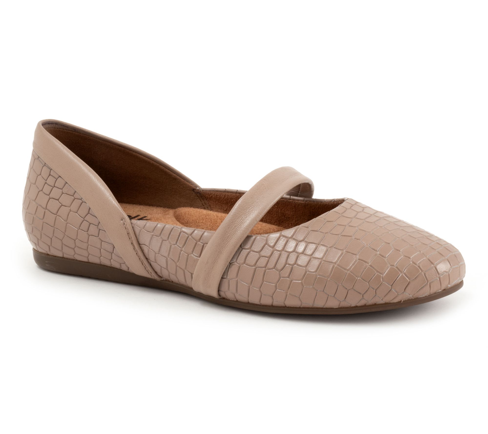 Softwalk Samara Leather Top Strap Flat