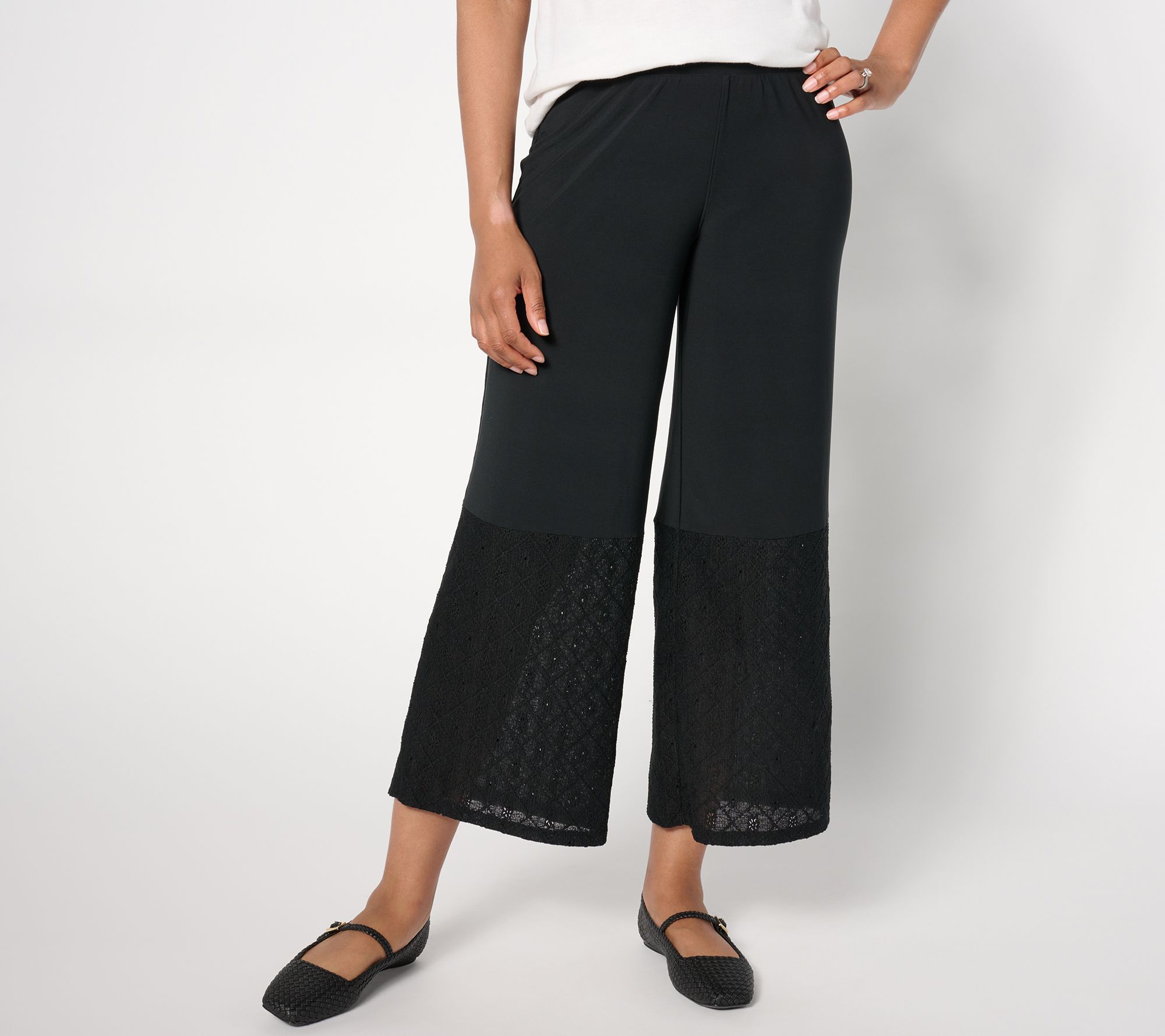 "As Is" Attitudes by Renee Petite Como Jersey Relaxed Pants