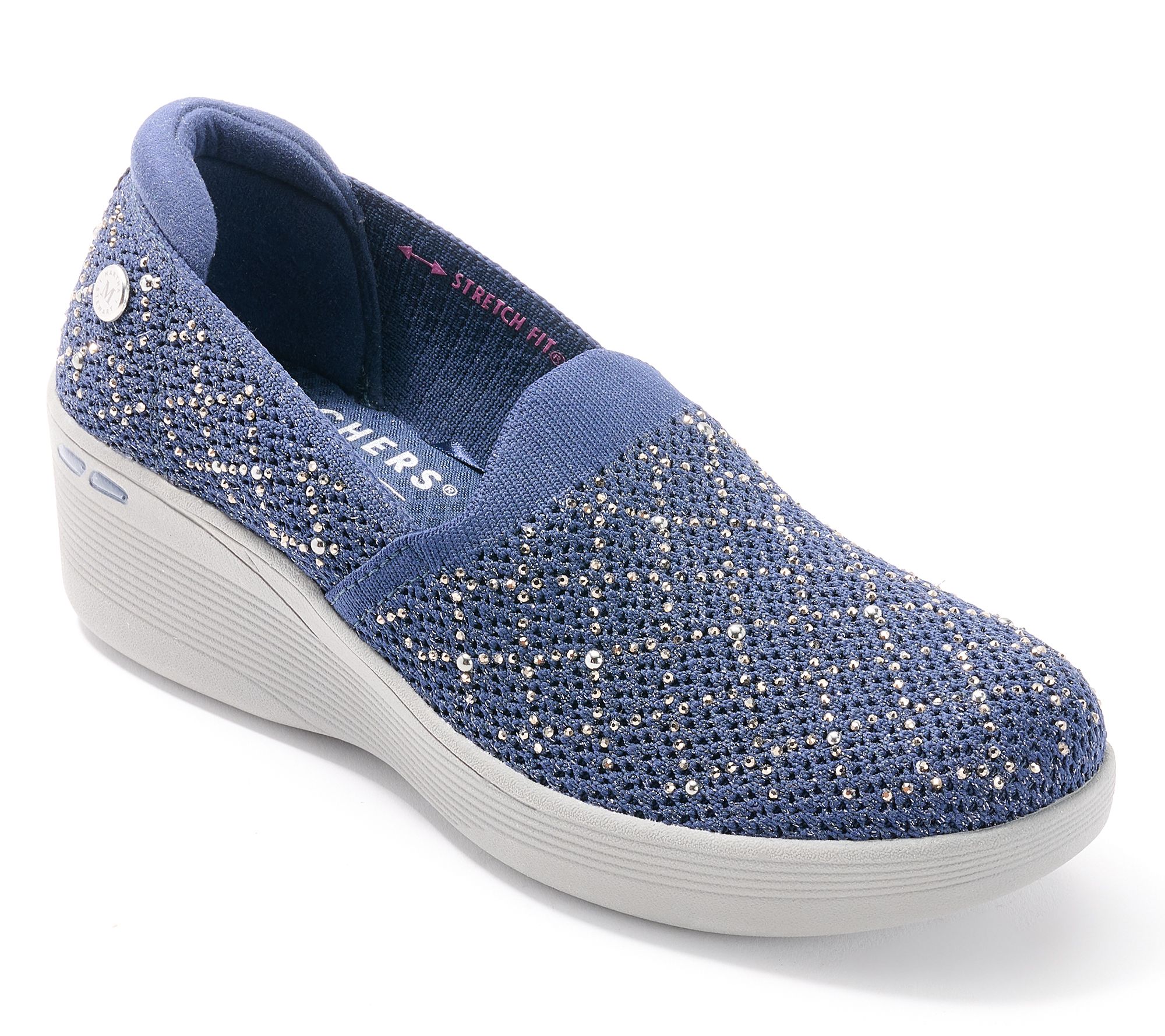 As Is Martha StewartxSkechers Pier Lite Vegan Slip-On Wedges