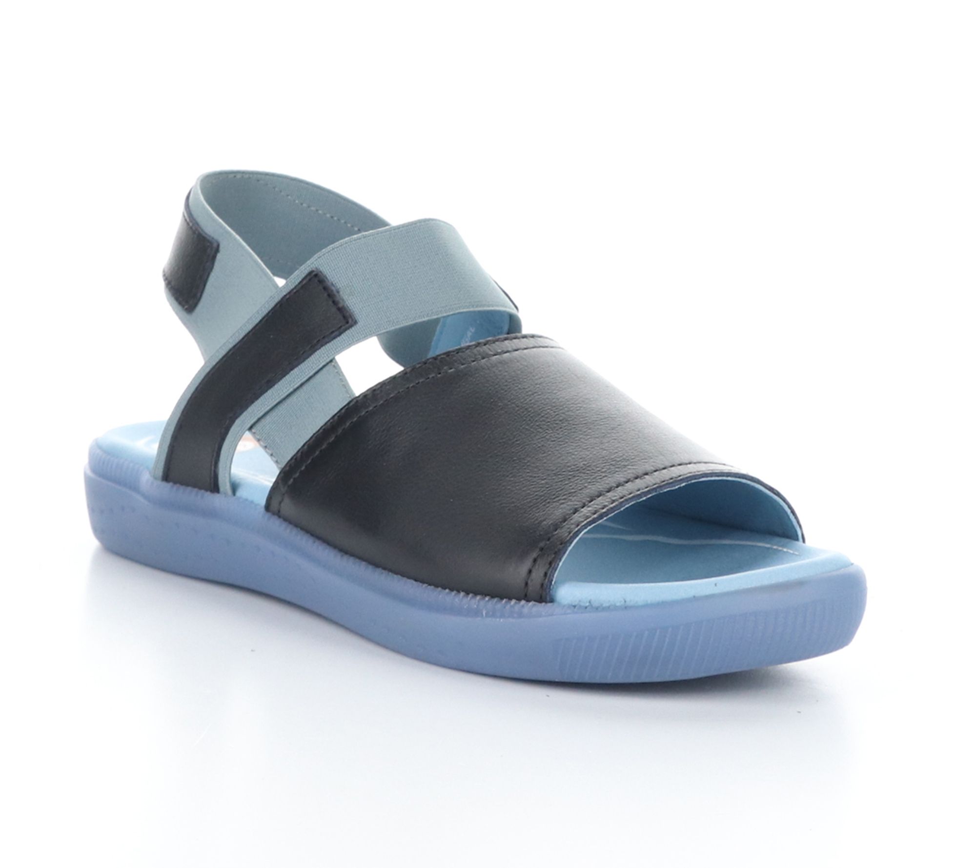 Softino's Smooth Leather Pull-On Sandal