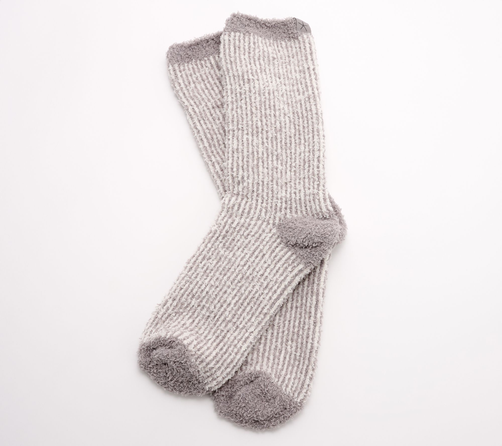 Barefoot Dreams CozyChic Rib Contrast Socks