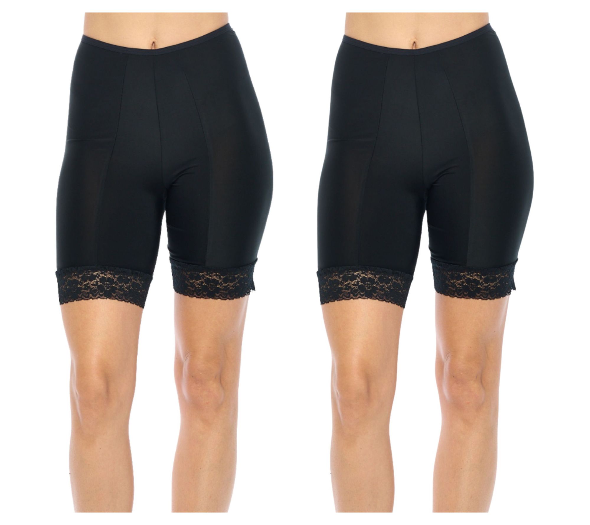 Undersummers Set of 2 Cooling Fusion 7" Shortlette Slip Short