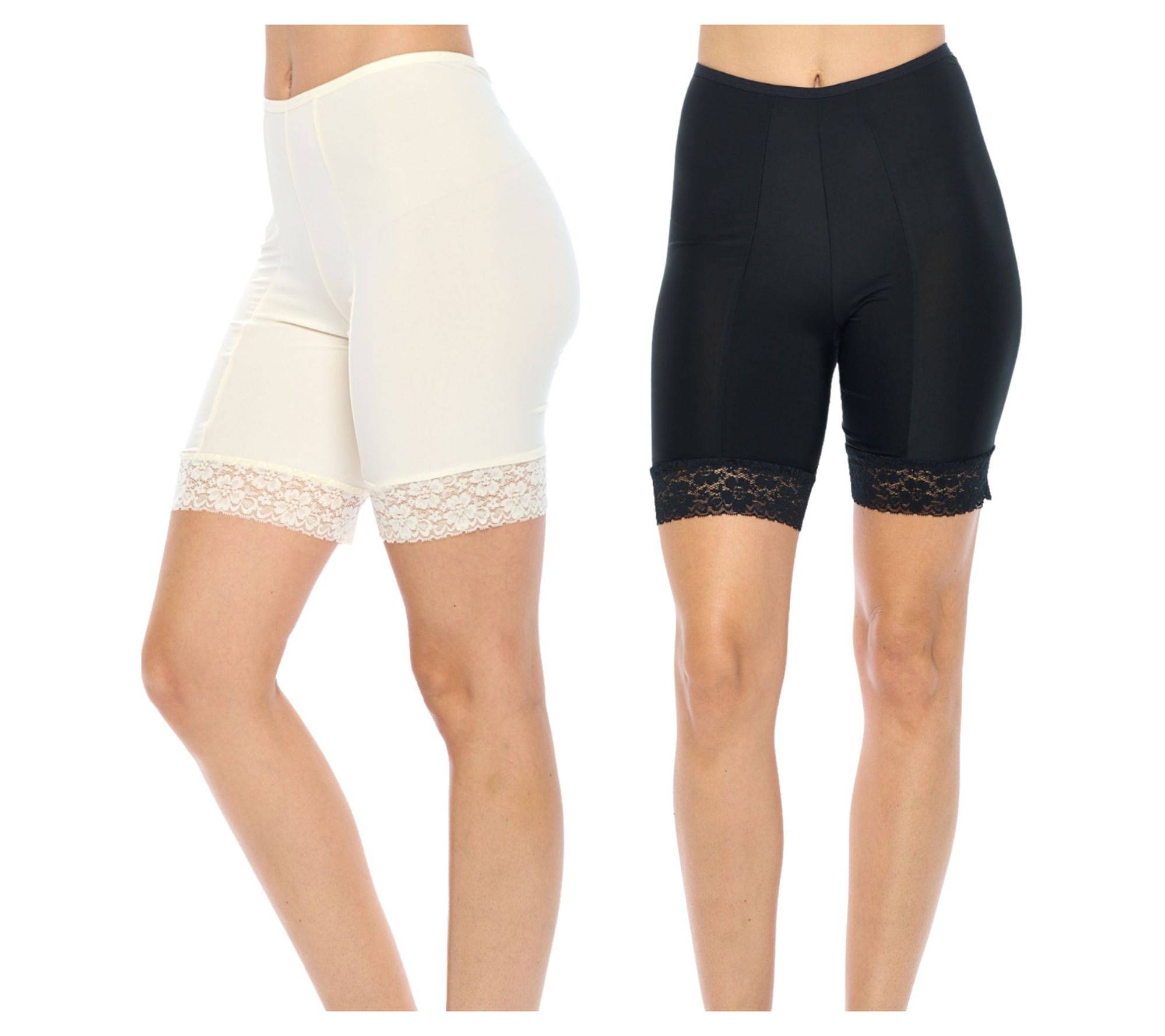 Undersummers Set of 2 Cooling Fusion 7" Shortlette Slip Short