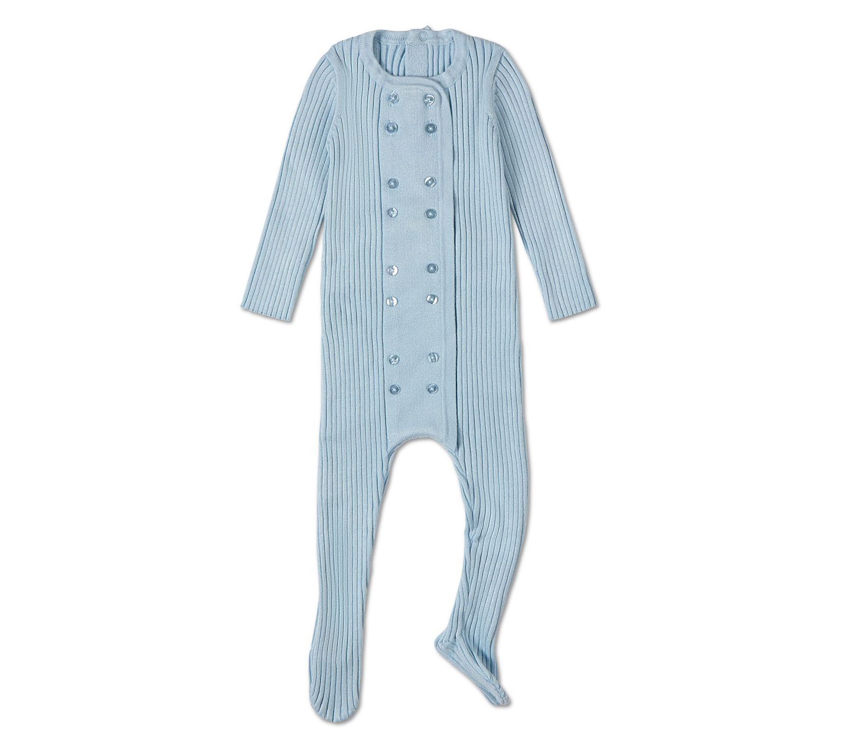 MiniMoi Boys Sweater Rib Footie