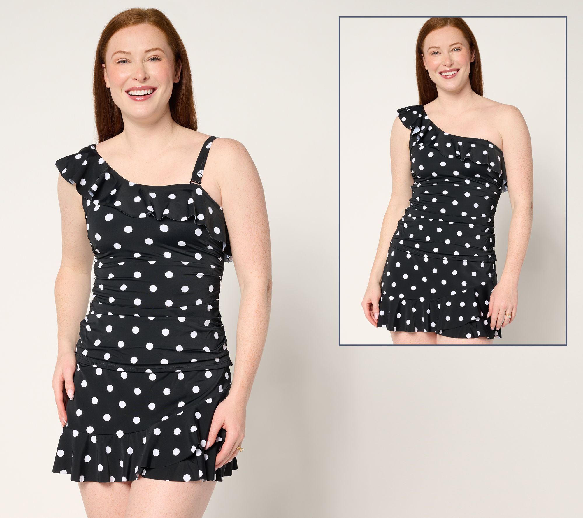 "As Is" Isaac Mizrahi Live! Bridgehampton Tankini Skirt Set