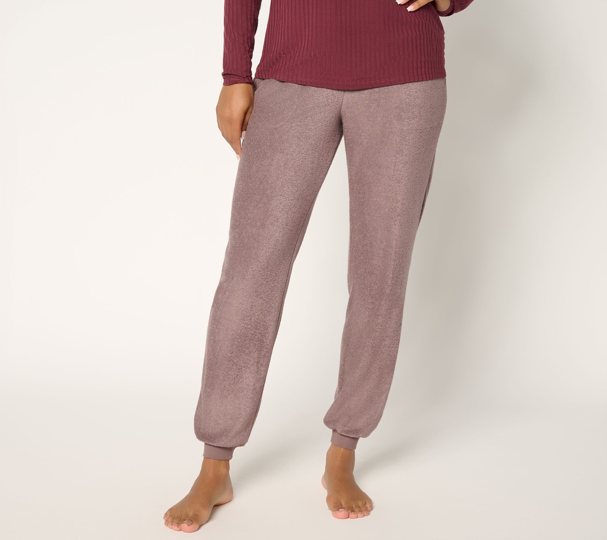 Modern Soul Comfort Soul Knit Fleece Jogger with Pockets