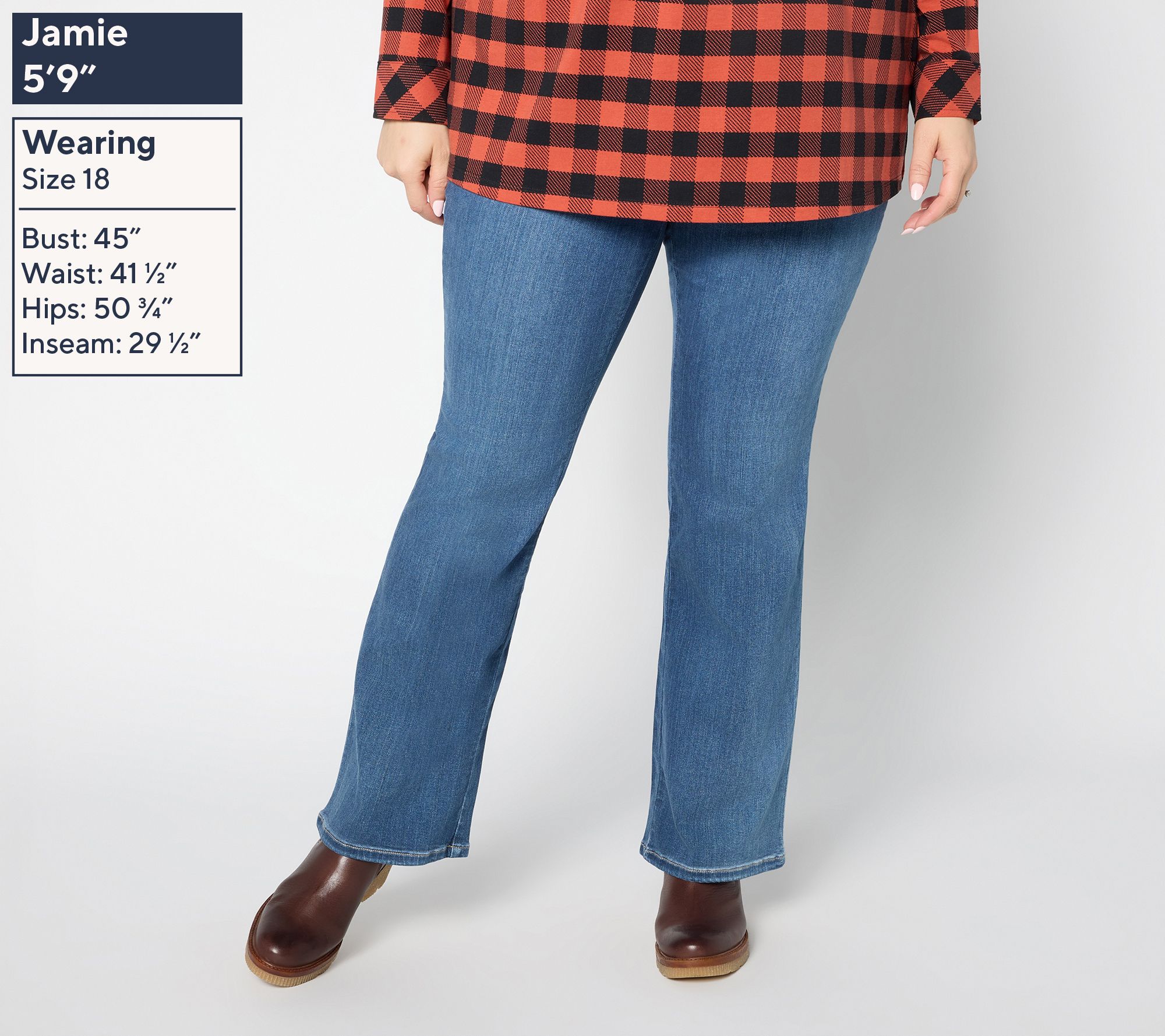 Belle by Kim Gravel Regular TripleLuxe Denim Topstitch Boot