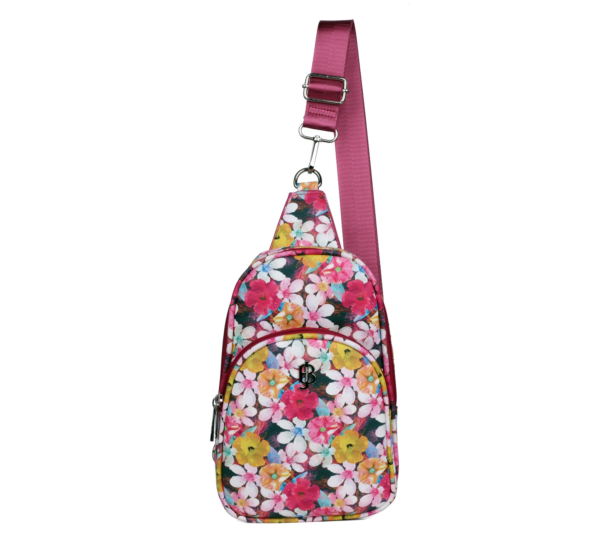Julia Buxton Vegan Leather Adjustable Sling Bag