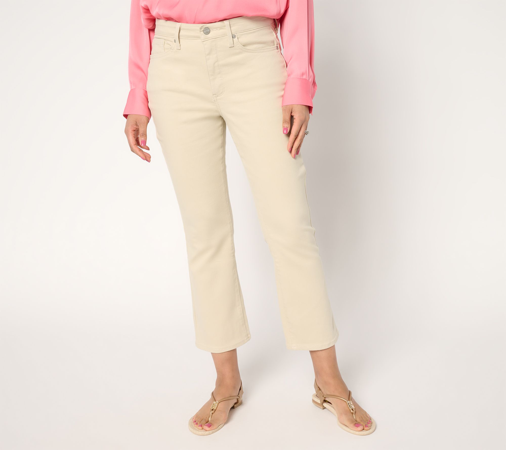 "As Is" NYDJ High Rise Reg Billie Ankle Jeans with Cool Embrace