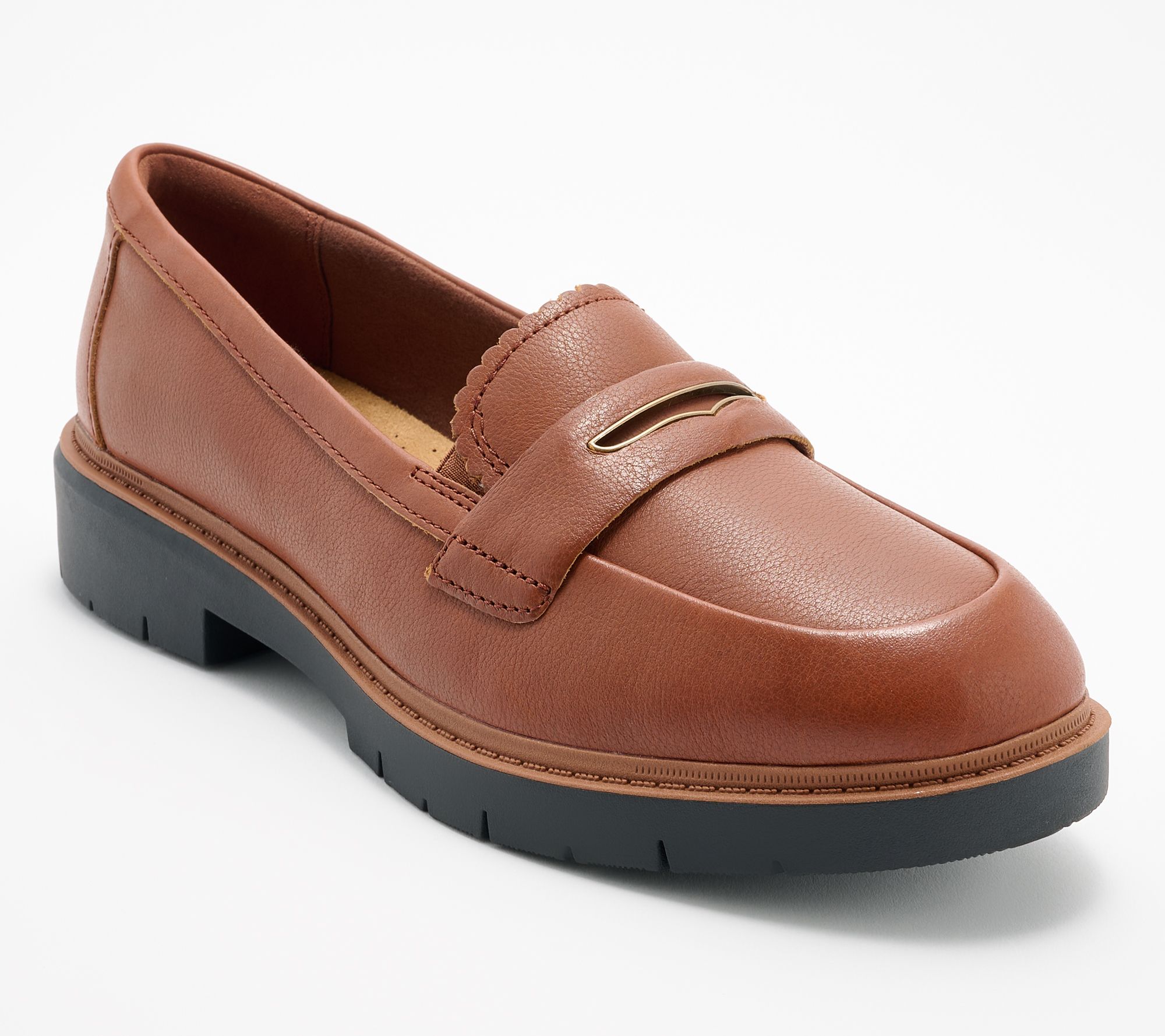 Clarks Collection Leather Loafers - Westlynn Glow
