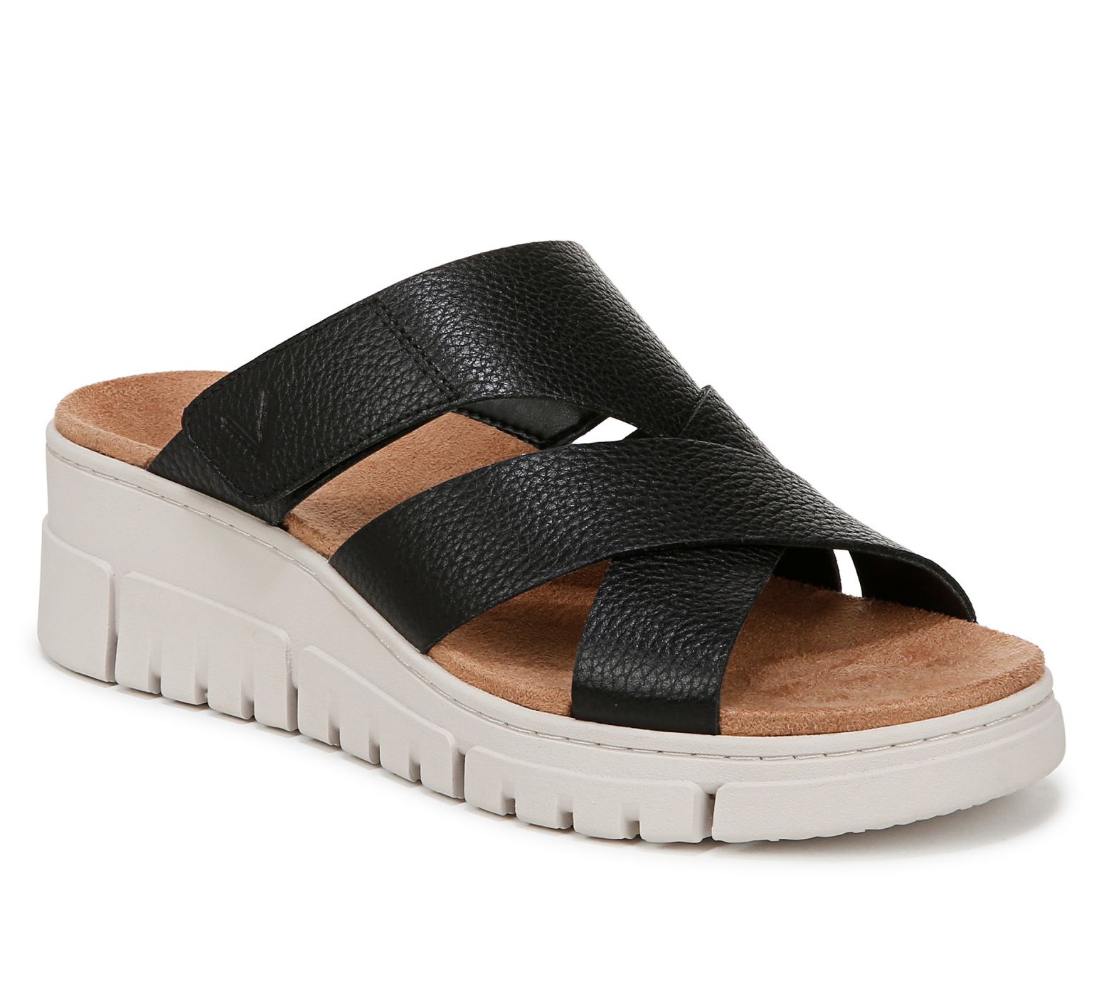 Vionic Leather Slide Sandals - Uptown Sunset