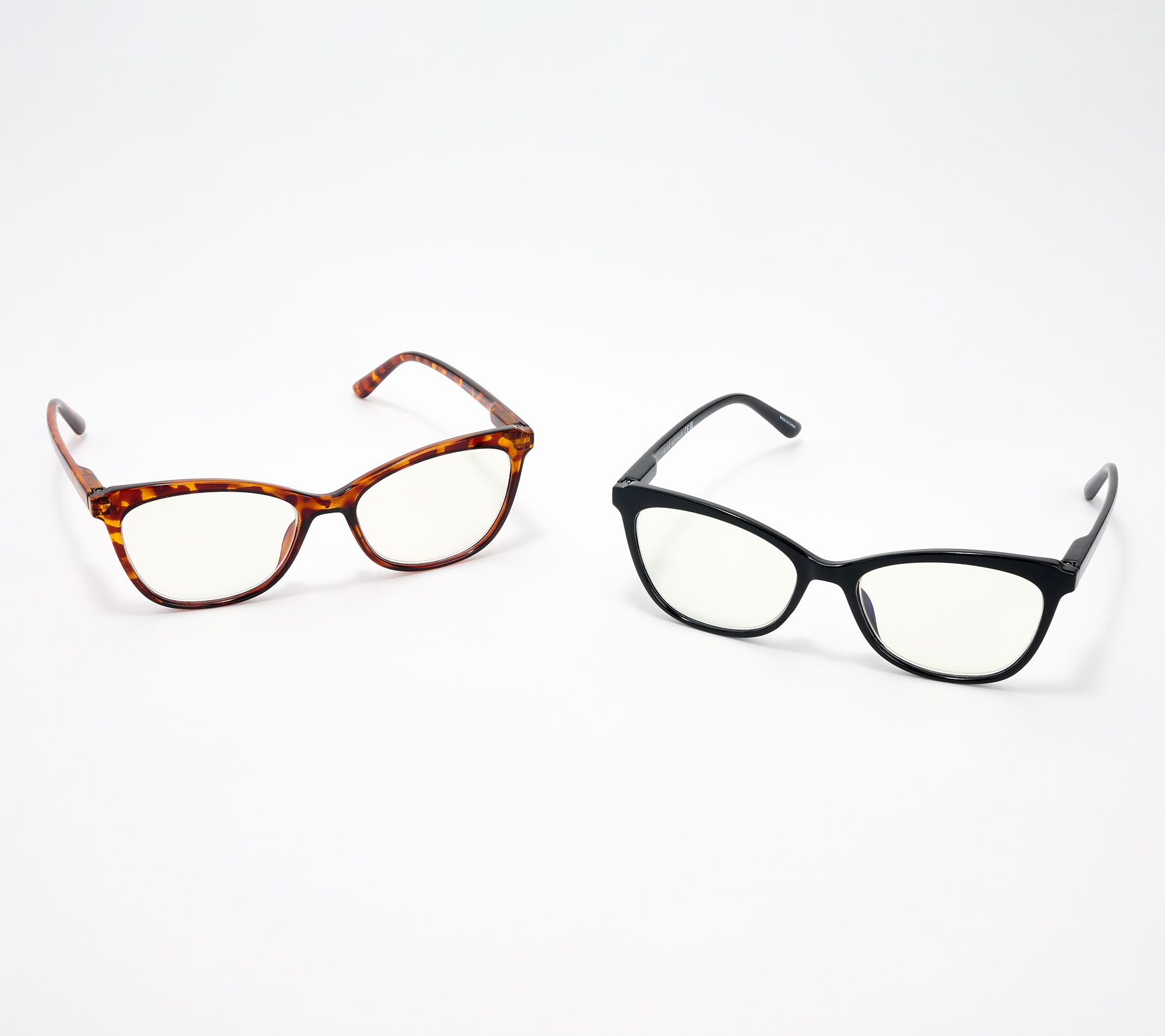 "As Is" Prive Revaux Set of 2 Blue Light Reading Glasses 0-2.5