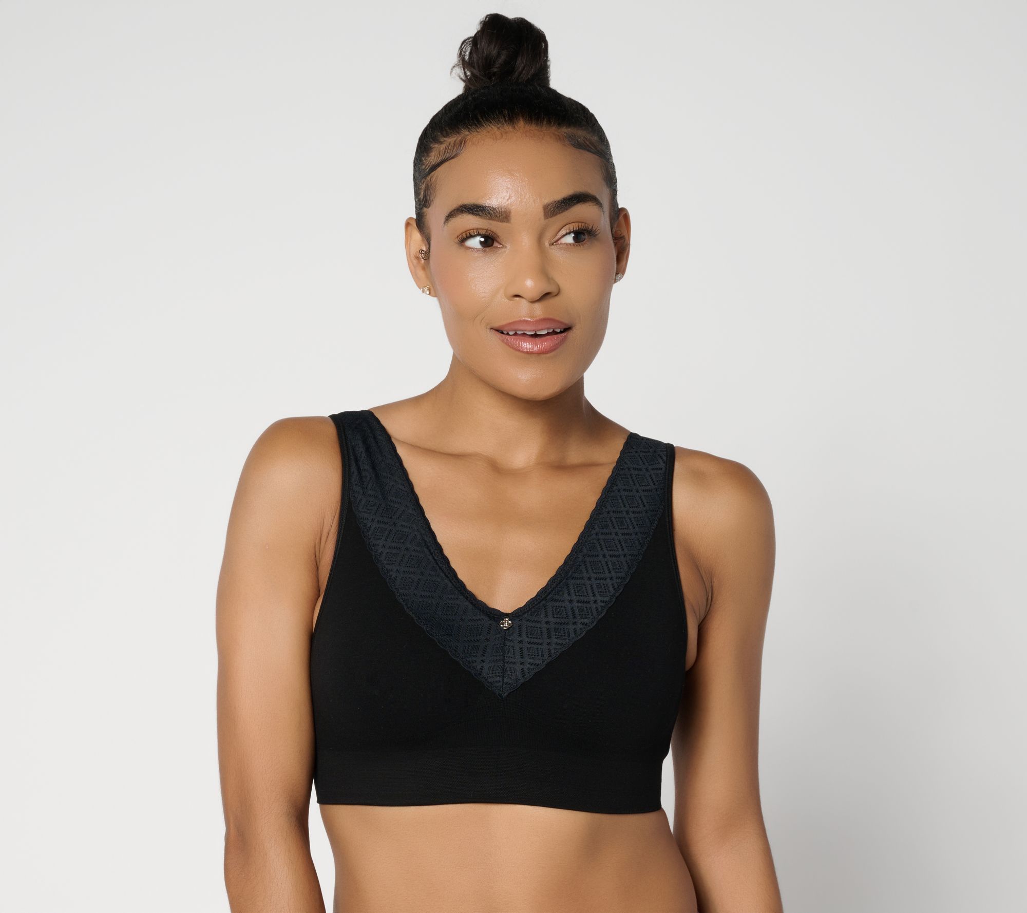 "As Is" Breezies Comfort Breeze Wirefree Contour Bra
