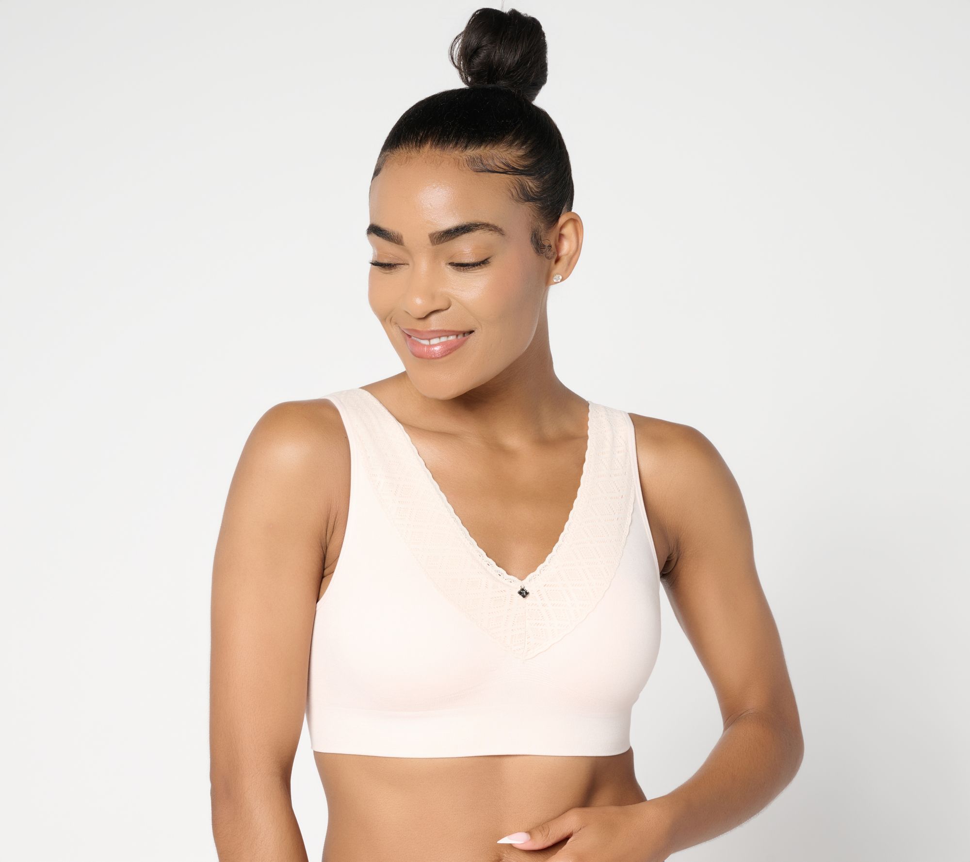 "As Is" Breezies Comfort Breeze Wirefree Contour Bra