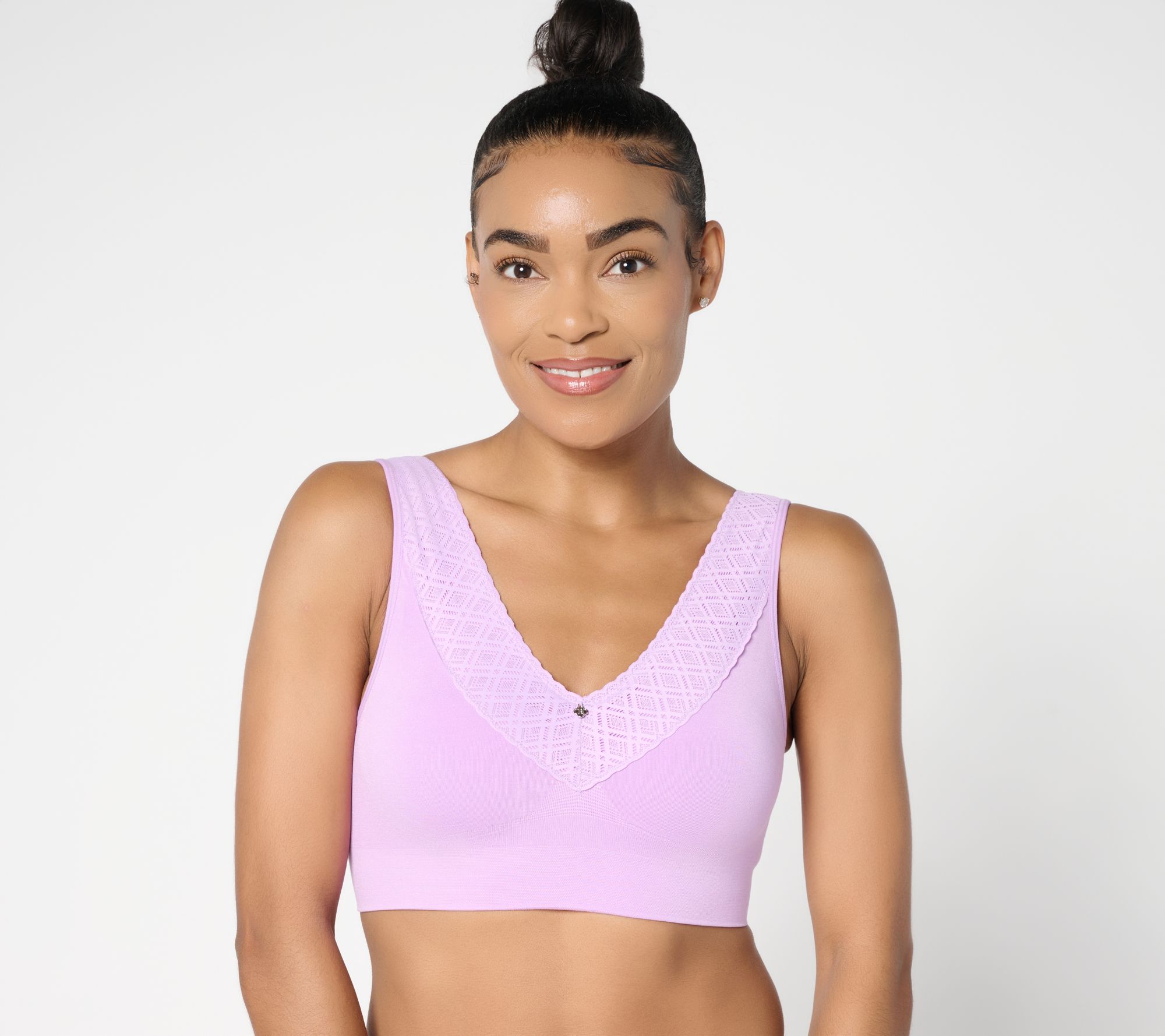 "As Is" Breezies Comfort Breeze Wirefree Contour Bra