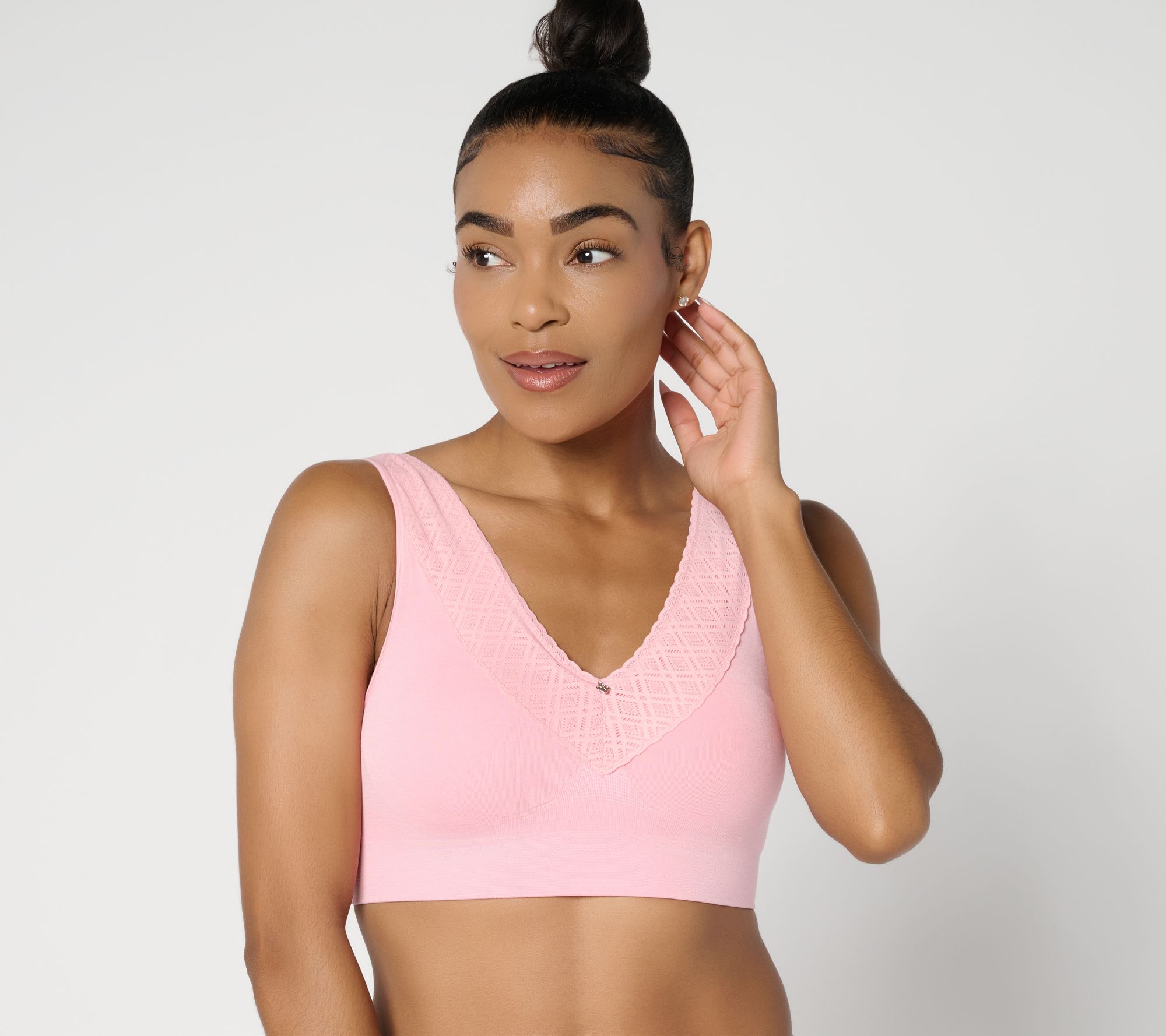 "As Is" Breezies Comfort Breeze Wirefree Contour Bra