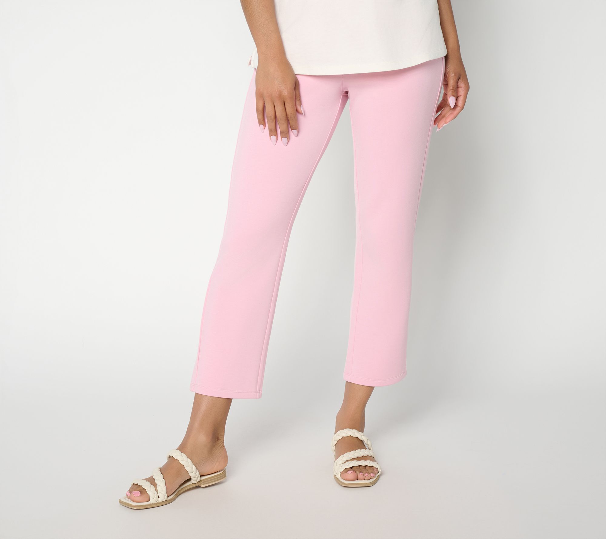 Belle by Kim Gravel Regular ScubaLuxe 5 Pocket Crop Pant