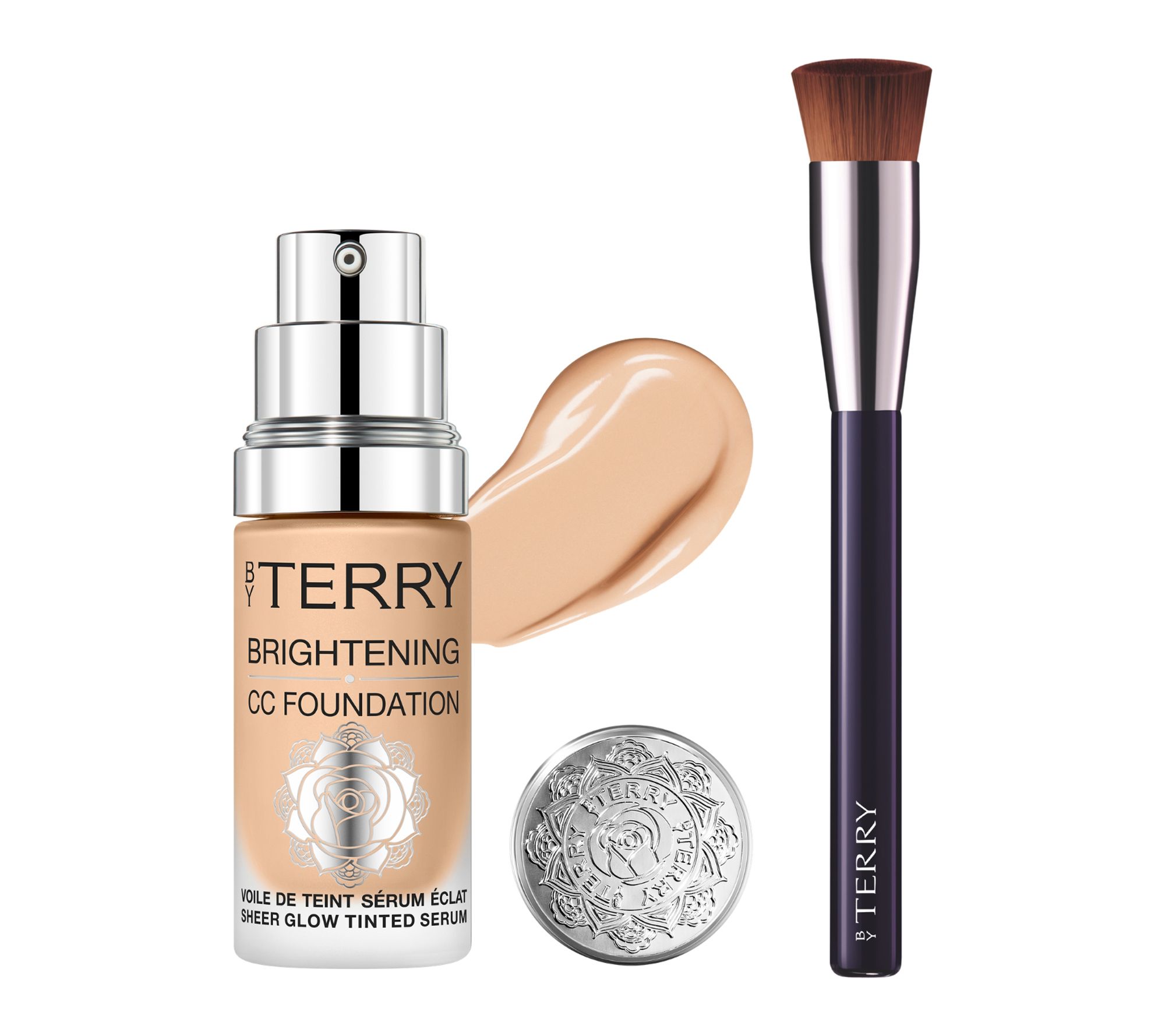 By Terry Brightening CC Foundation and Brush Set