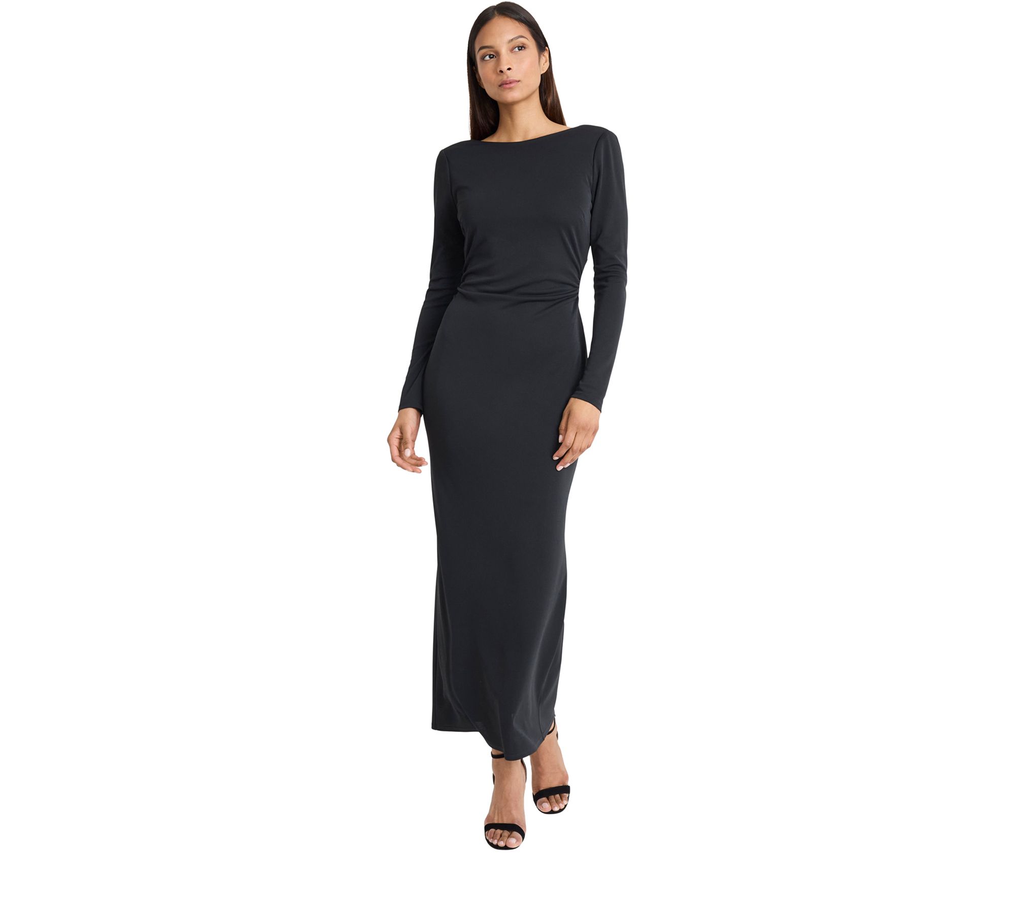 Donna Morgan Long Sleeve Maxi Dress