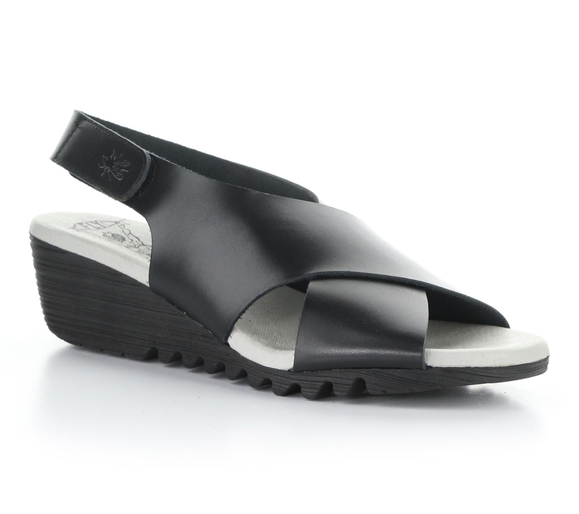 Fly London Bridle Leather Wedge Sandals - Orfy447Fly