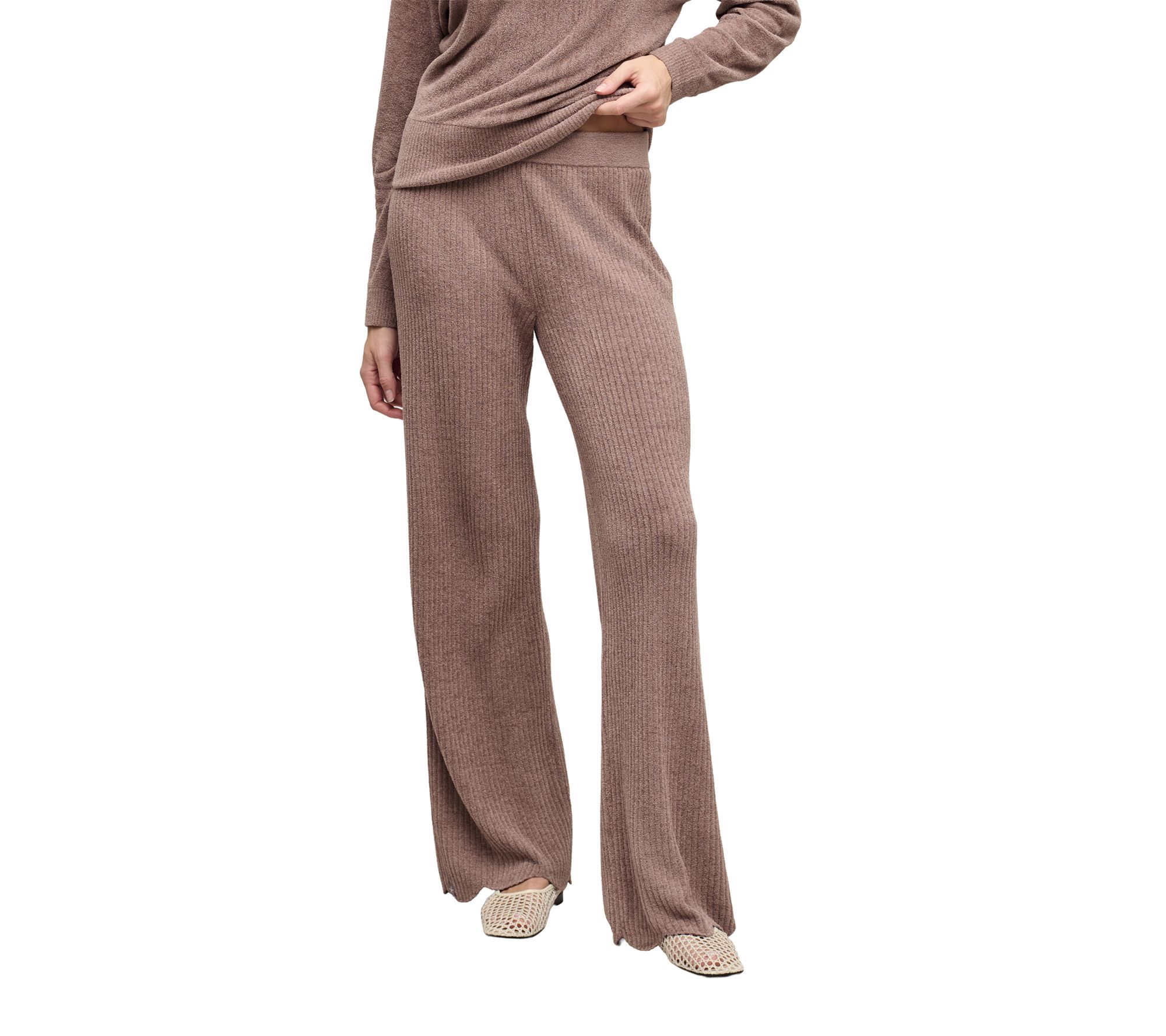Barefoot Dreams CozyChic Ultra Lite Ribbed Scallop Pant