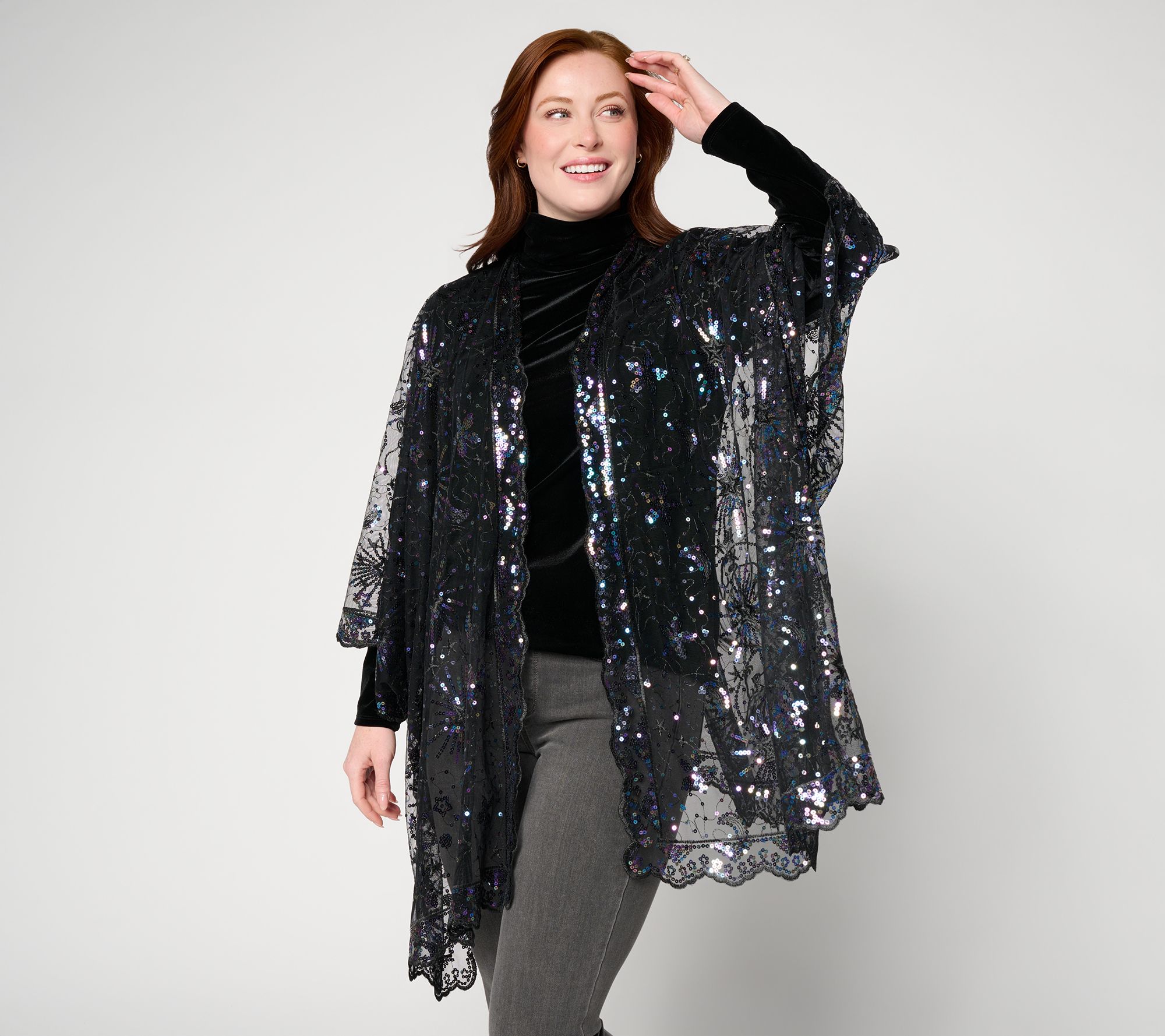 "As Is" Kirks Folly Dreamkeeper CelestialCroppd Swing Kimono