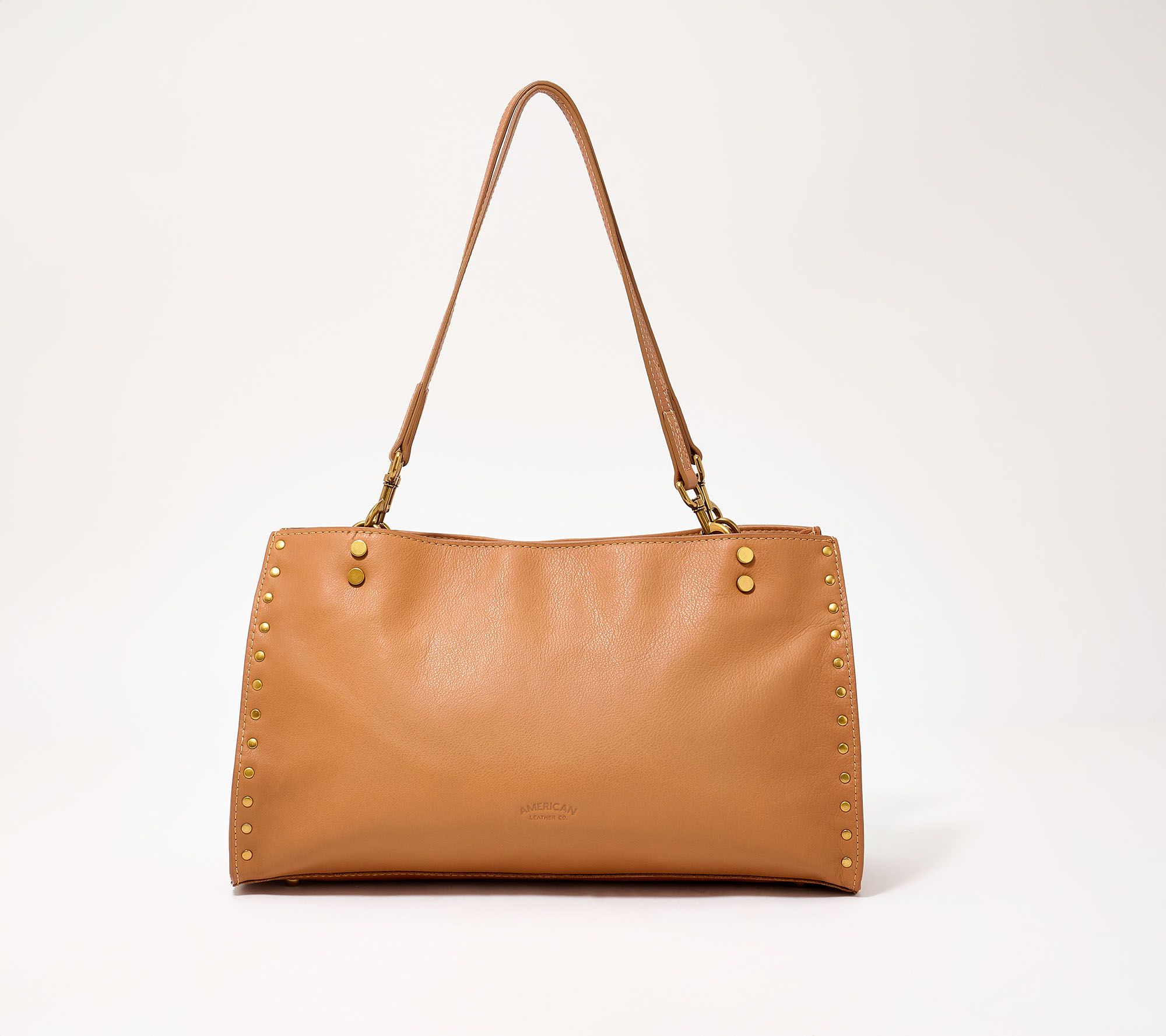 American Leather Co. Lenox Studded XL Shoulder Bag