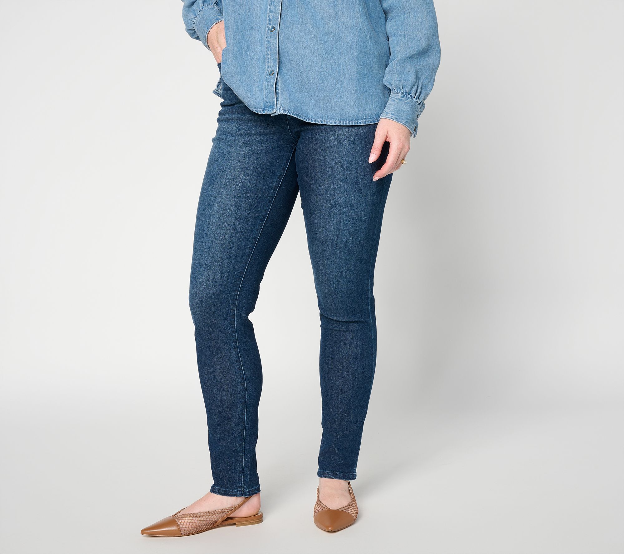 Me by Jennie Garth Reg Repreve Slim Fit Jeans- Indigo