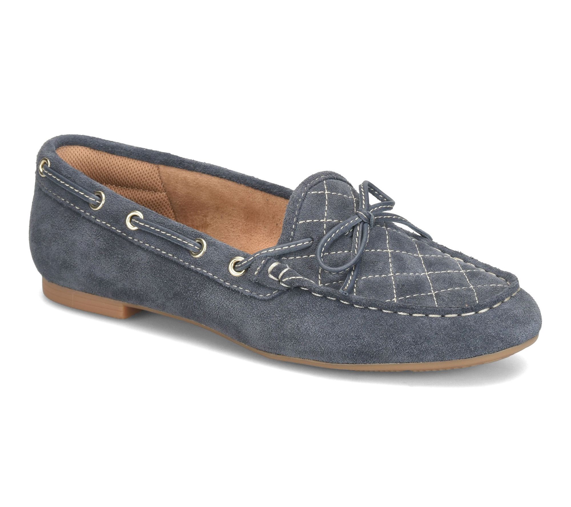 Comfortiva Quilted Suede Moccasin - Tessie