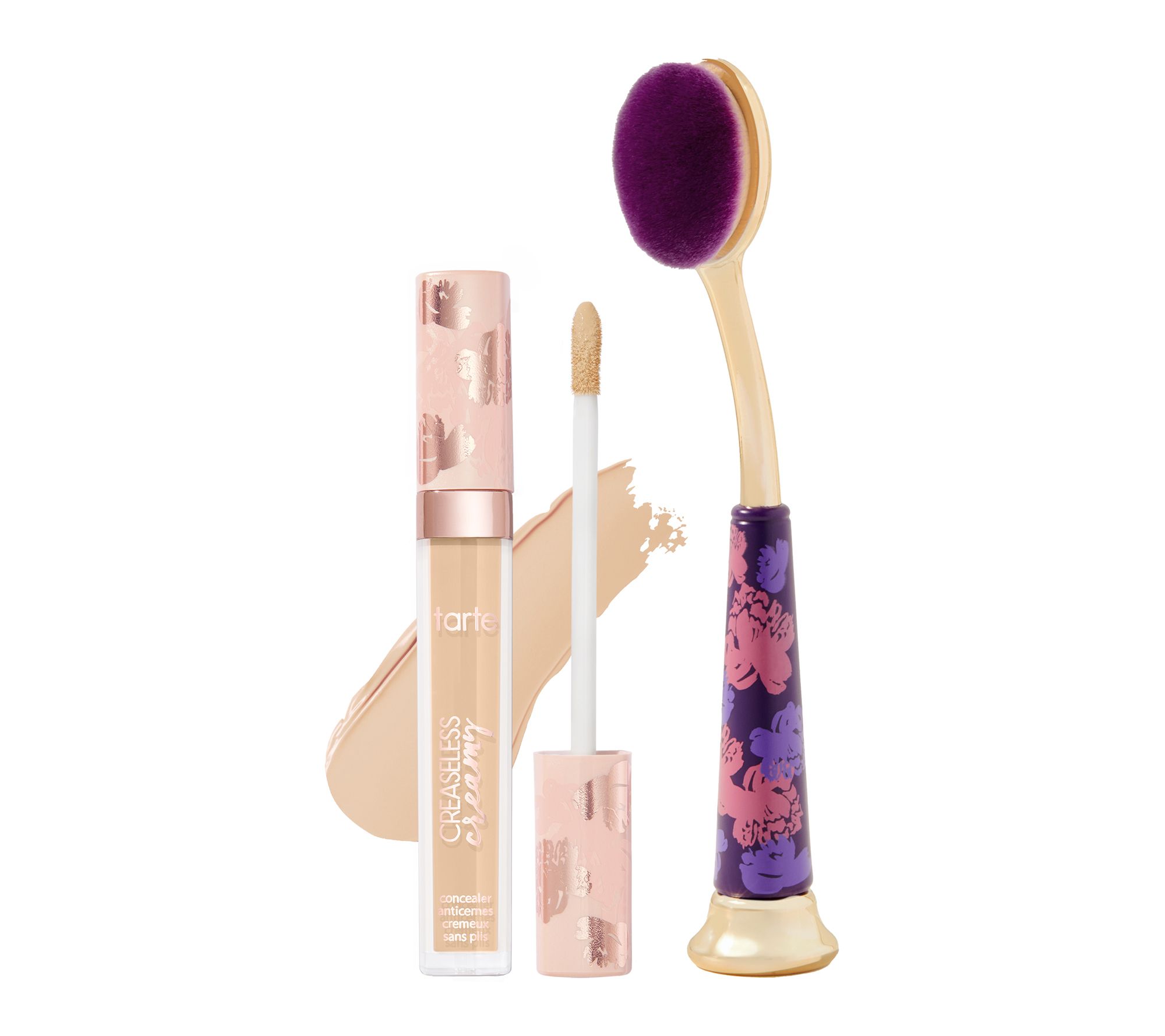 tarte creaseless cloudberry concealer with brush