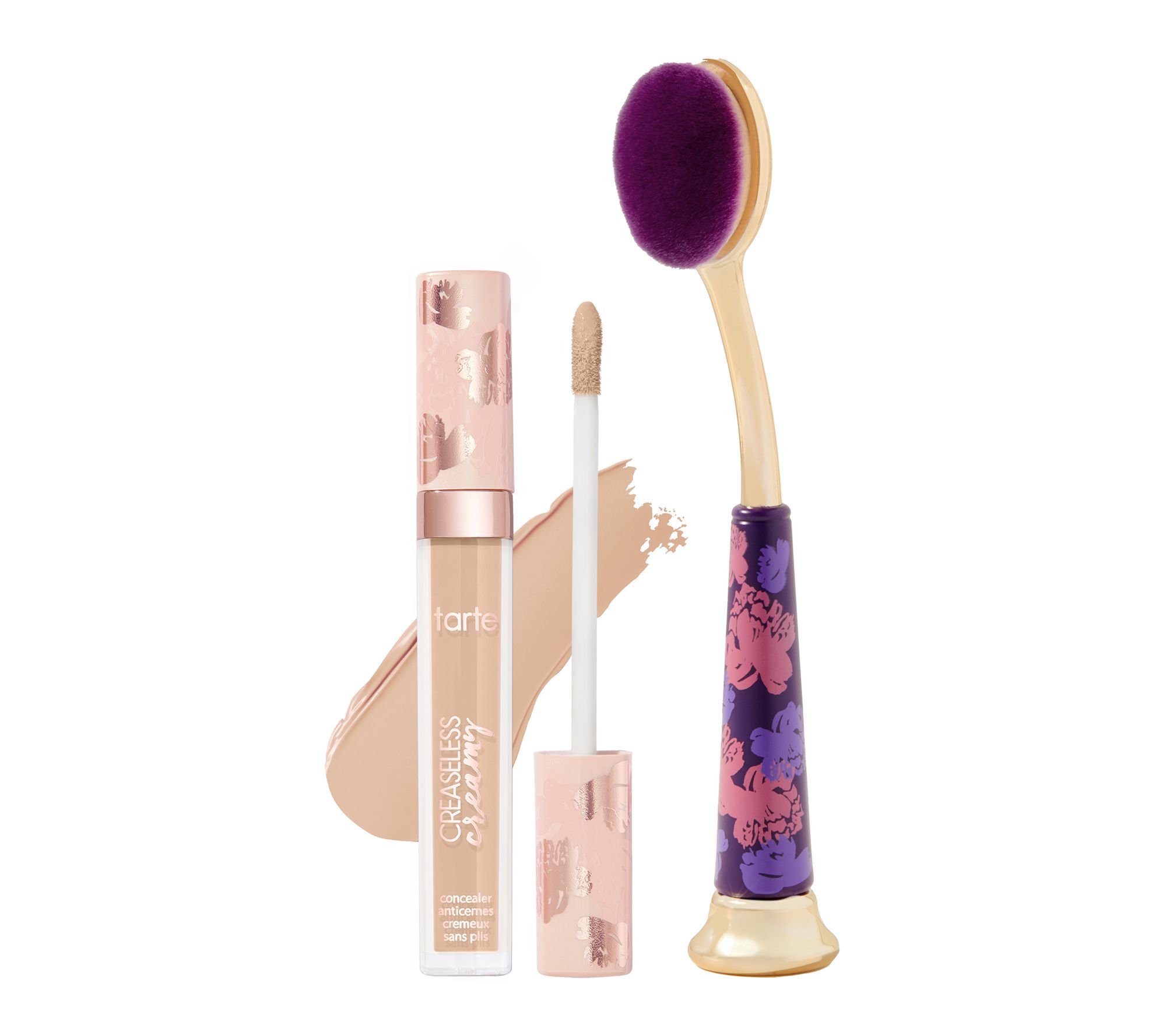 tarte creaseless cloudberry concealer with brush