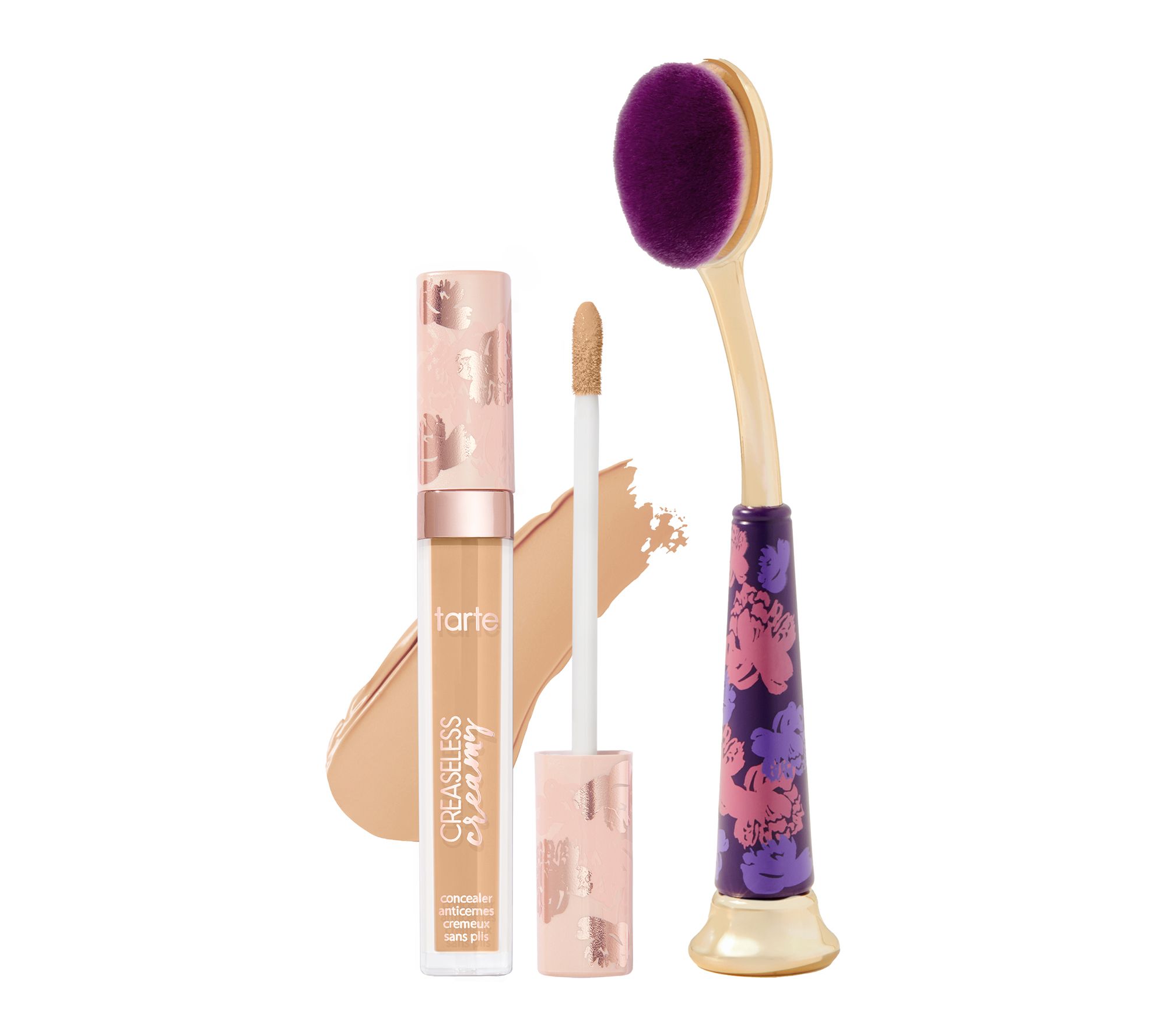 tarte creaseless cloudberry concealer with brush