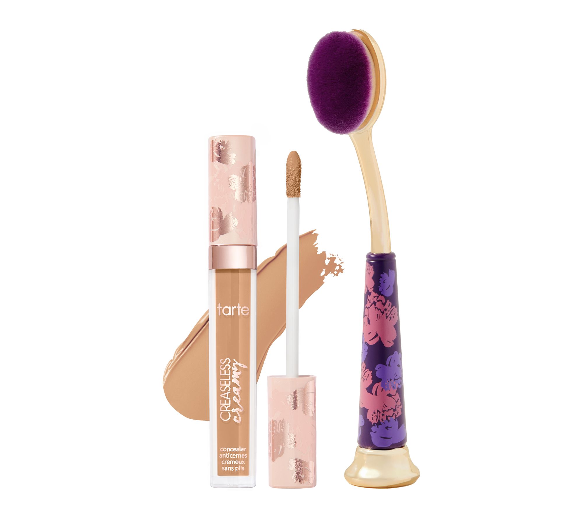 tarte creaseless cloudberry concealer with brush