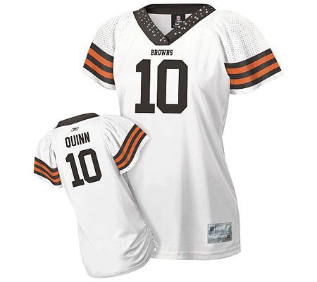 CLEVELAND BROWNS BRADY QUINN REEBOK NFL FOOTBALL JERSEY MEDIUM