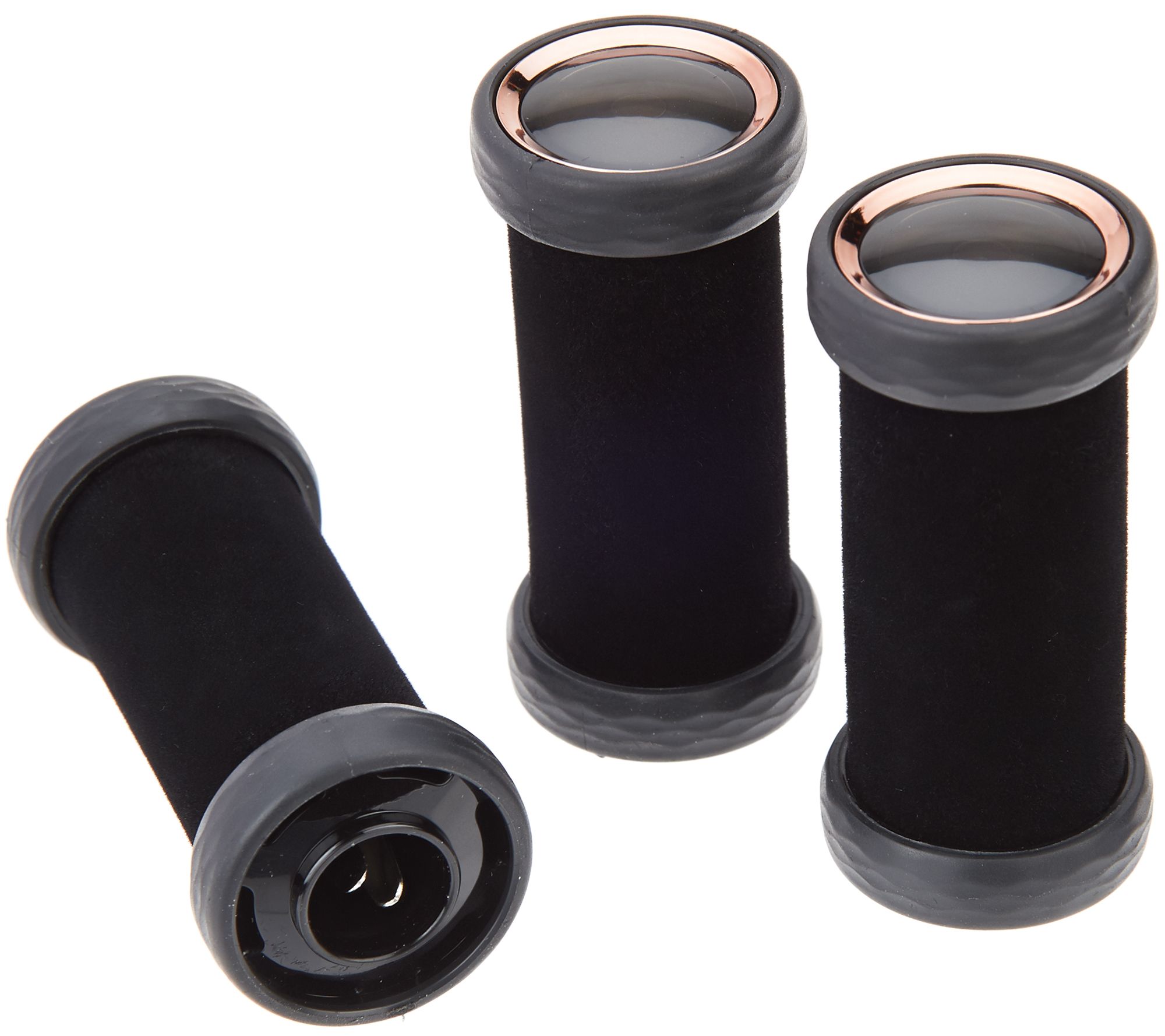 "As Is"T3 Micro Set of 8 Volumizing Velvet Flocked Hot Rollers