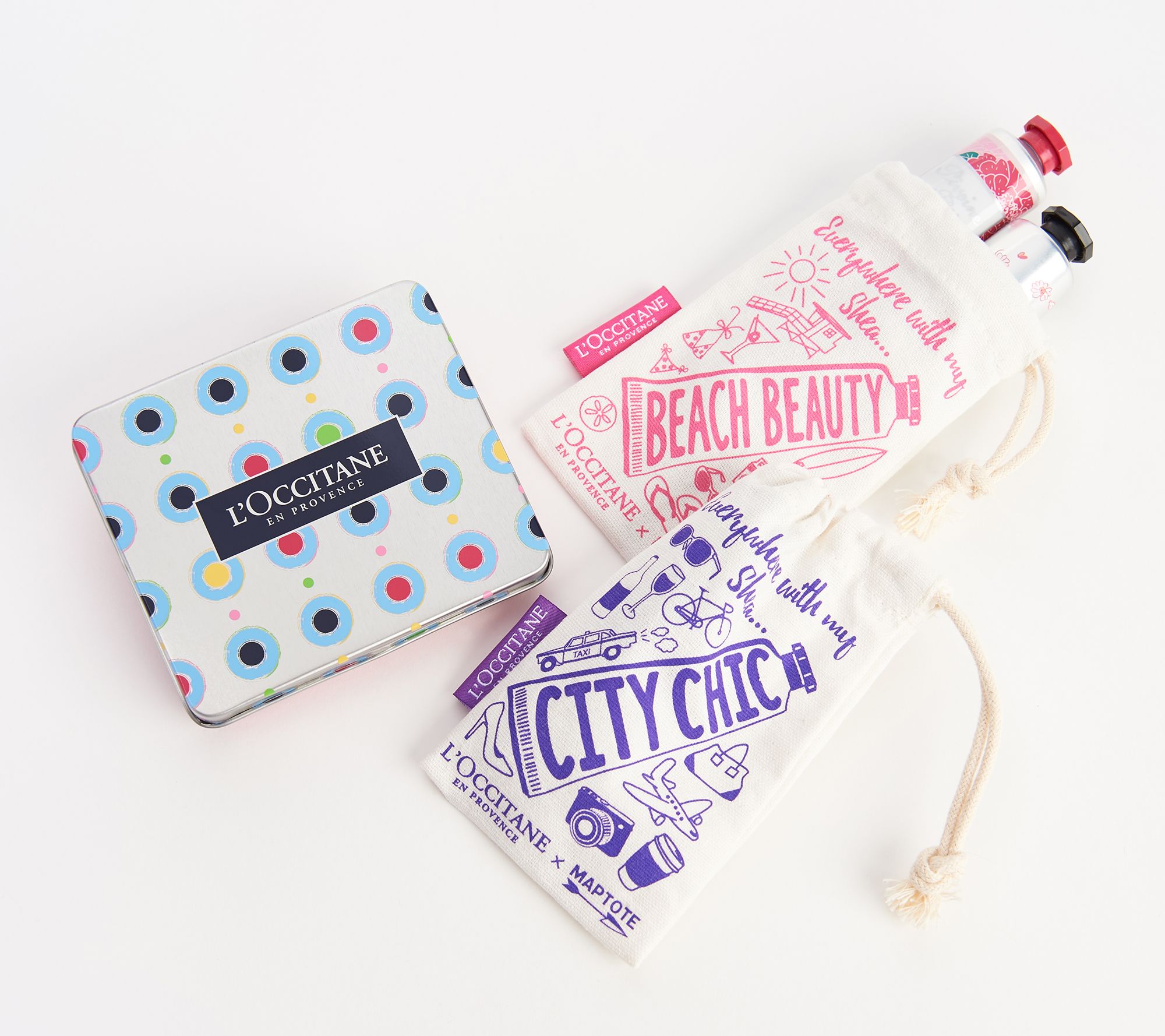 (QVC) Beauty IQ Steal L'Occitane 7Piece Hand Cream Set with Tin and