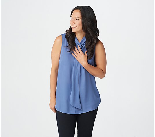 Lisa Rinna Collection Tank with Neck Detail