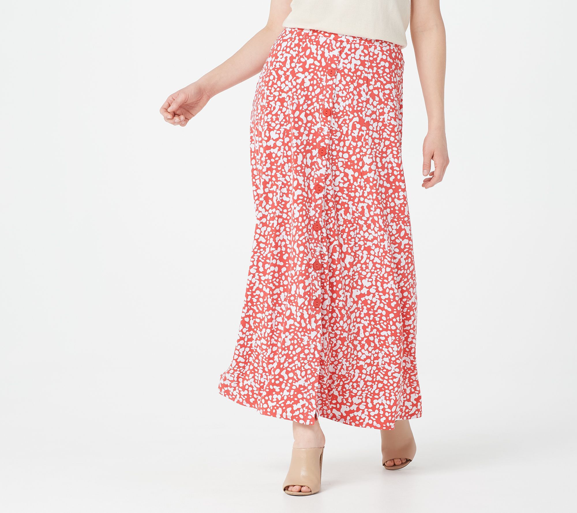 women's maxi skirts qvc