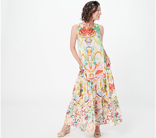 Tolani Collection Sleeveless Scoop-Neck Maxi Dress
