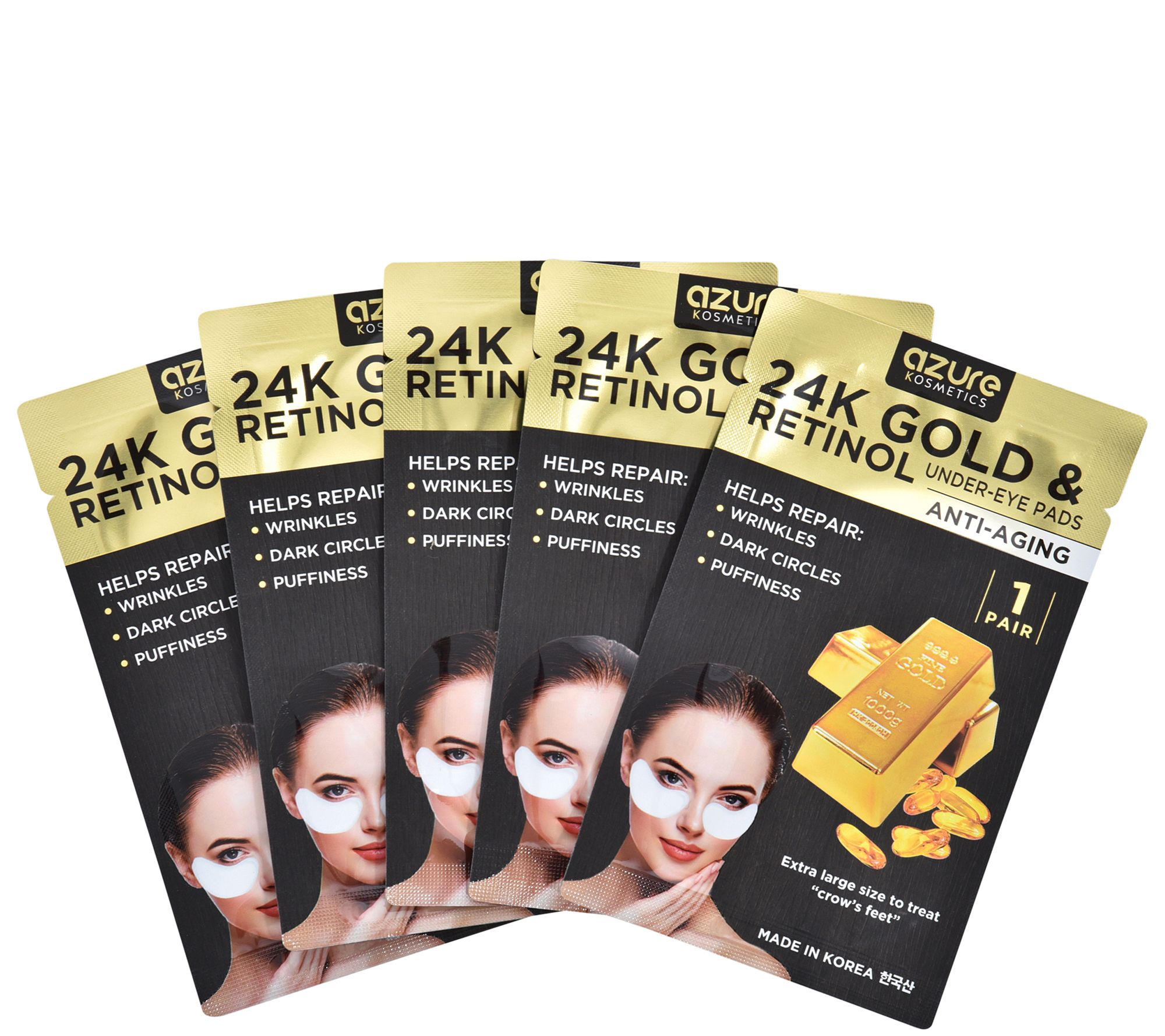 azure vitamin c and retinol under eye pads