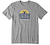 Life is Good Men's Gray I'll Be Watching You Crusher Tee