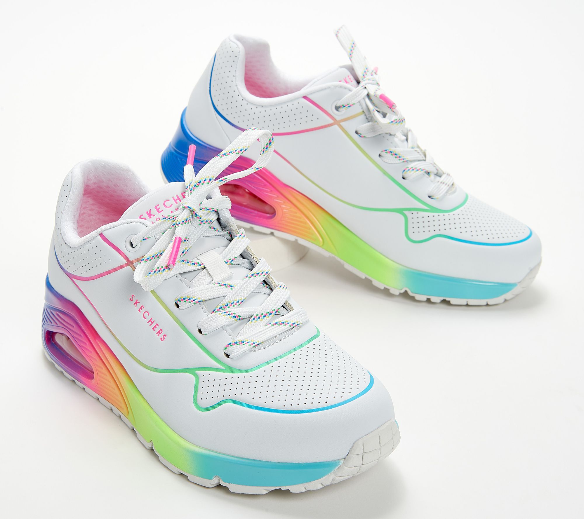 robot auge anfitriona As Is" Skechers Uno Ombre Lace-Up Sneakers - Pop of Sunshine - QVC.com