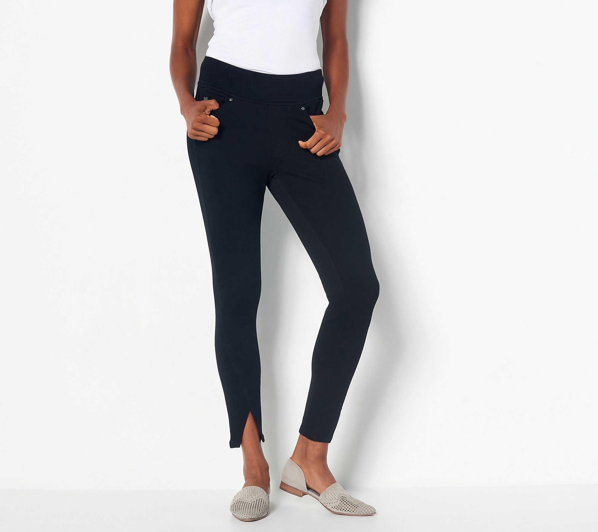 "As Is" Belle by Kim Gravel Flexibelle Diagonal Seam Jeggings