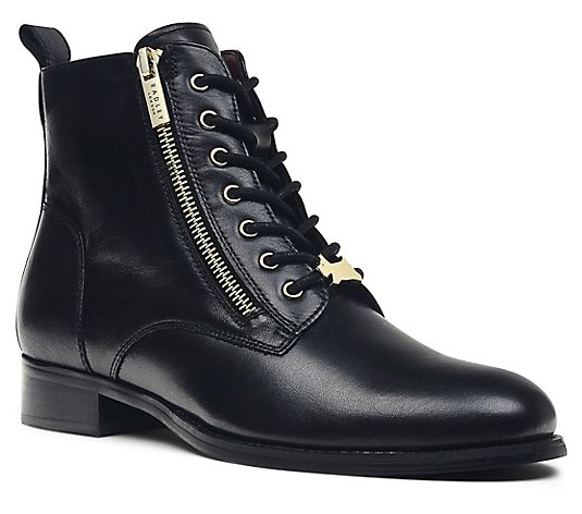 RADLEY London Shaw Crescent - Outside Zip Detail Lace Up Boot