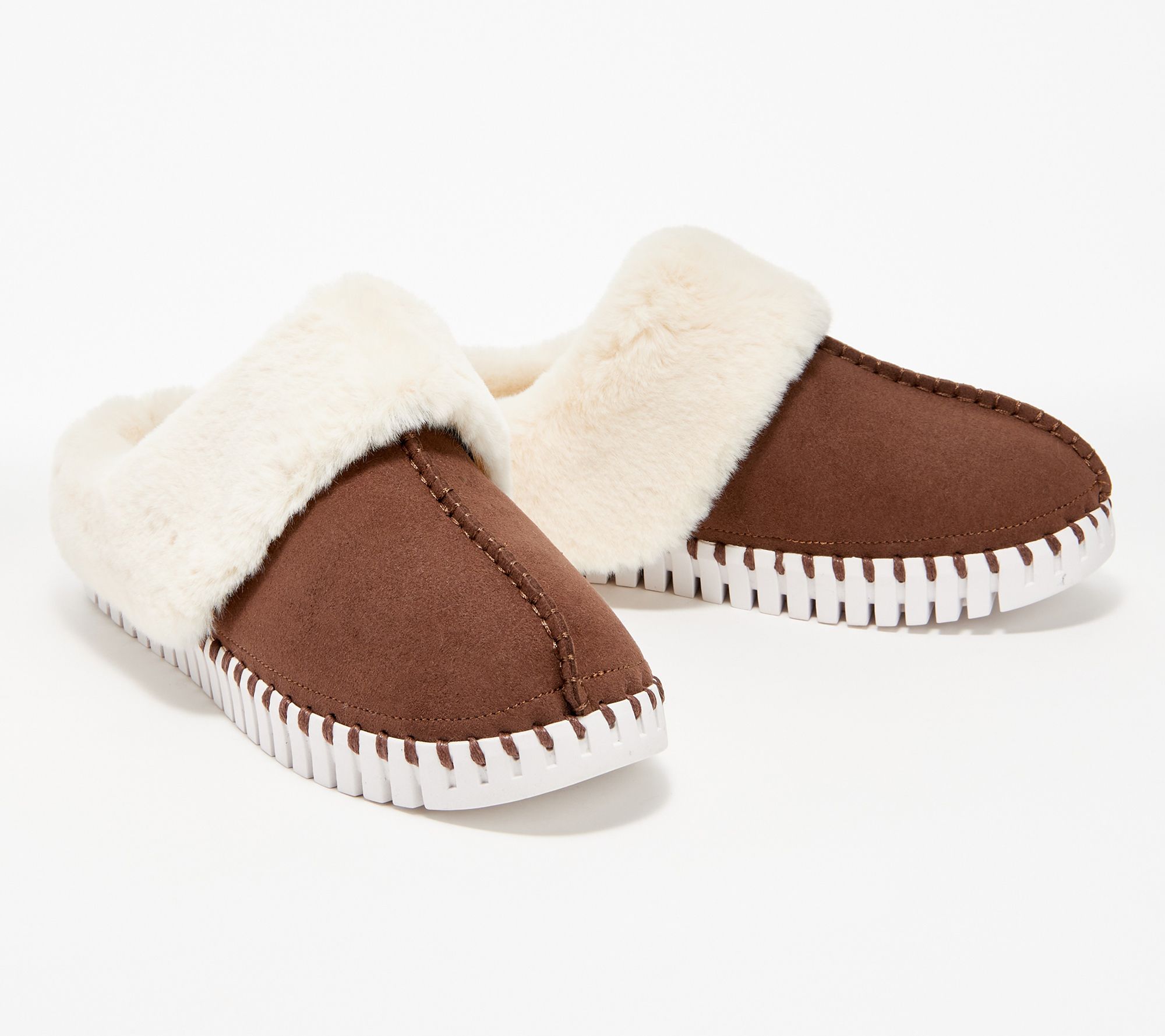 As Is Ilse Jacobsen Faux Fur Slippers- Tulip3871