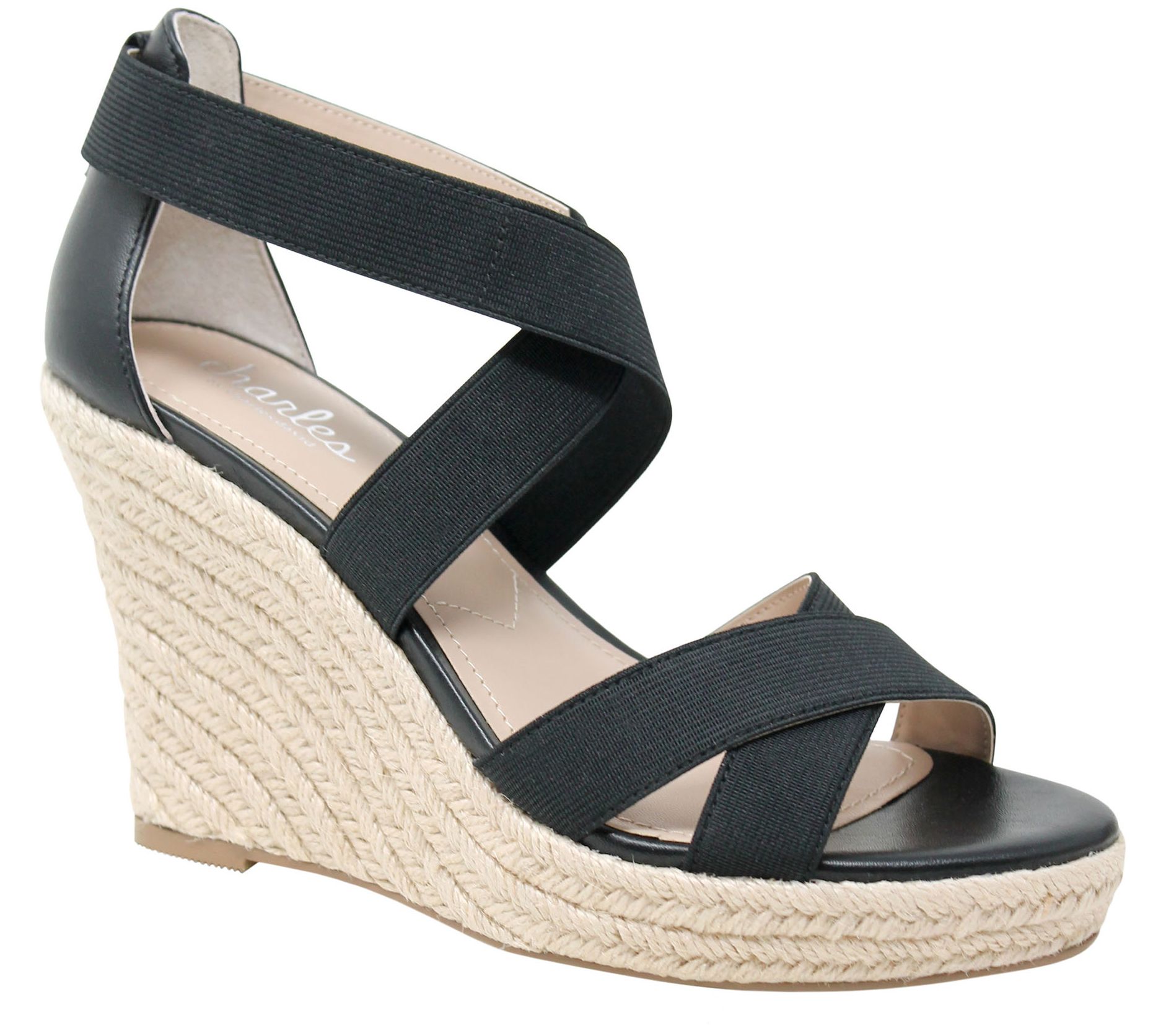 Charles By Charles David Espadrille Wedges - Lotto - QVC.com