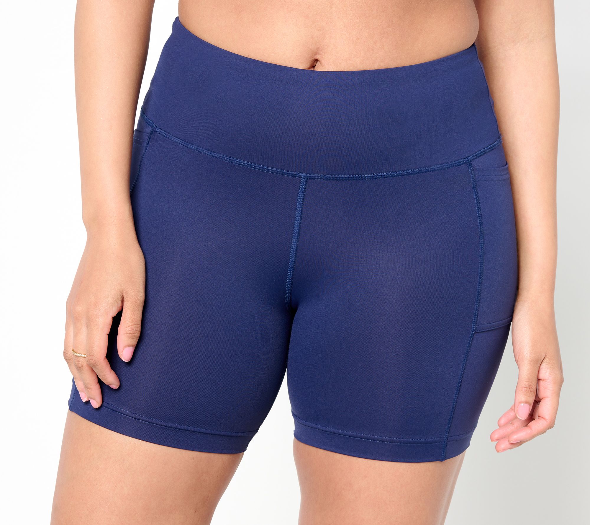 Lands End Regular High Waisted Crop Swim Leggings 