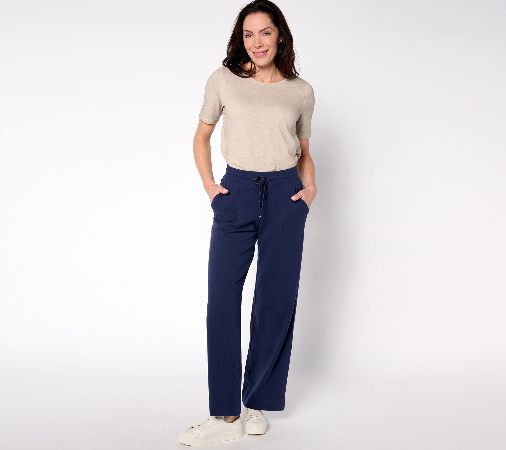 Denim & Leg Co. Regular Pant Terry Active French Wide